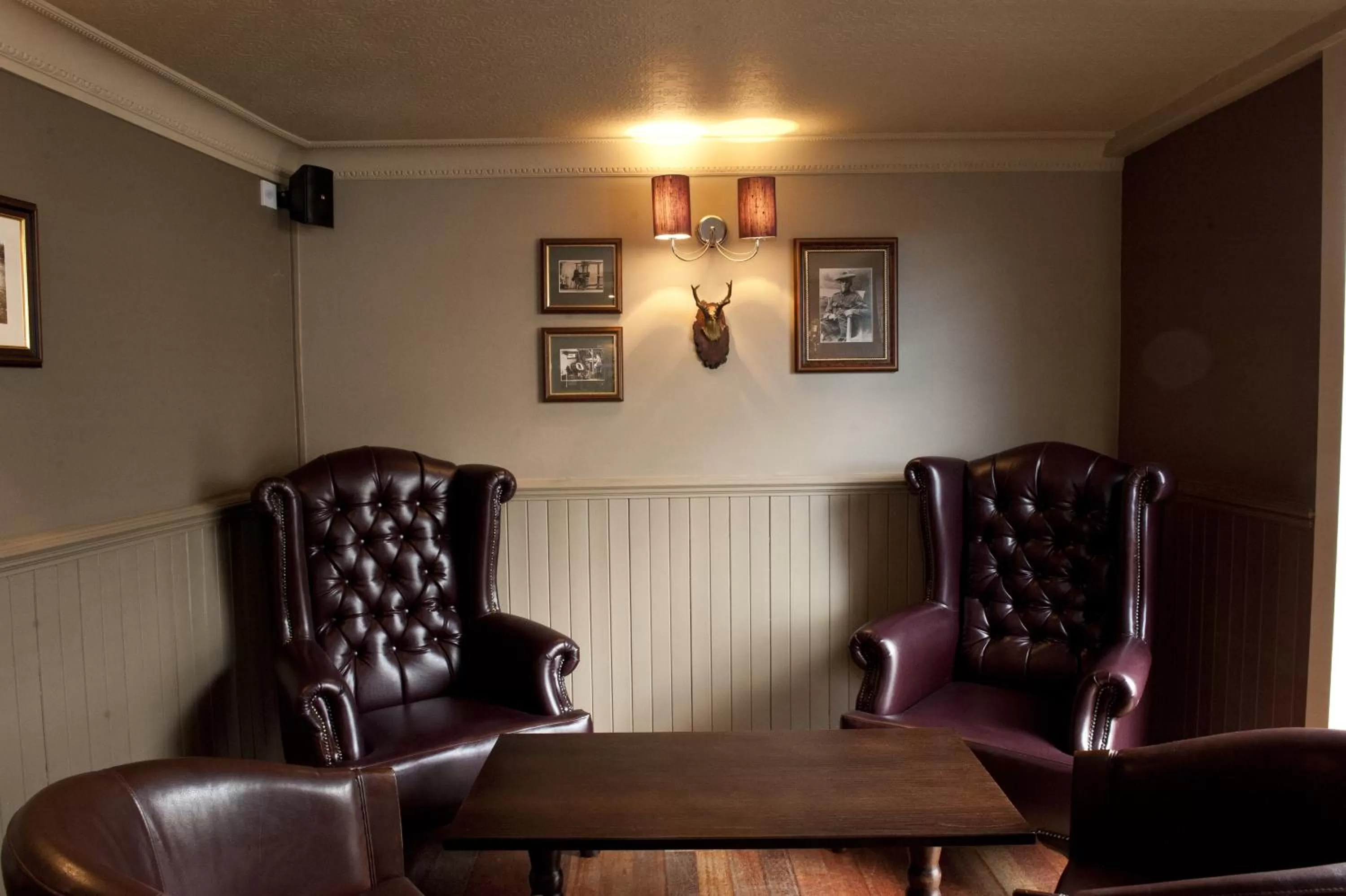 Seating area in The Crown Inn