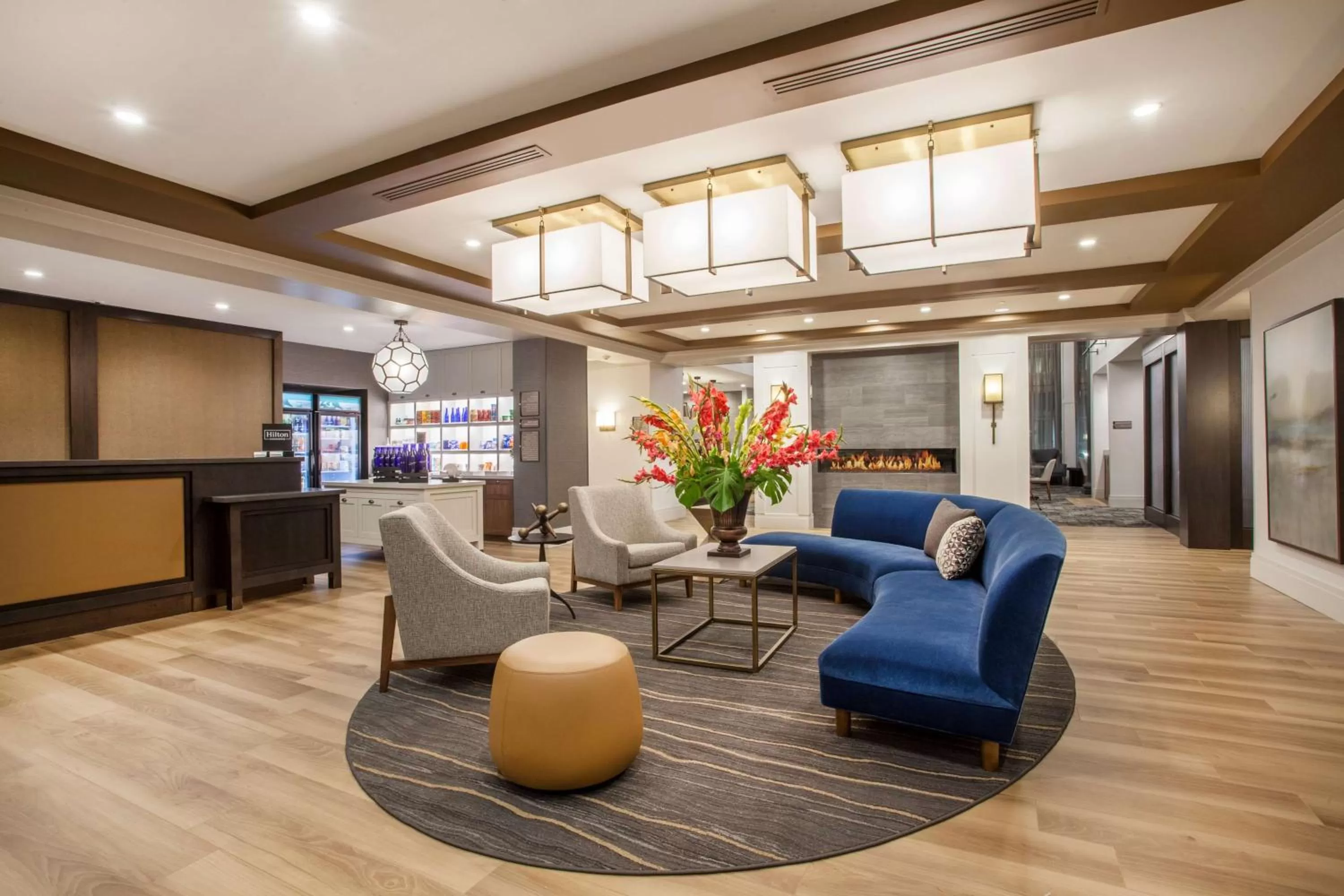 Lobby or reception in Homewood Suites By Hilton Saratoga Springs