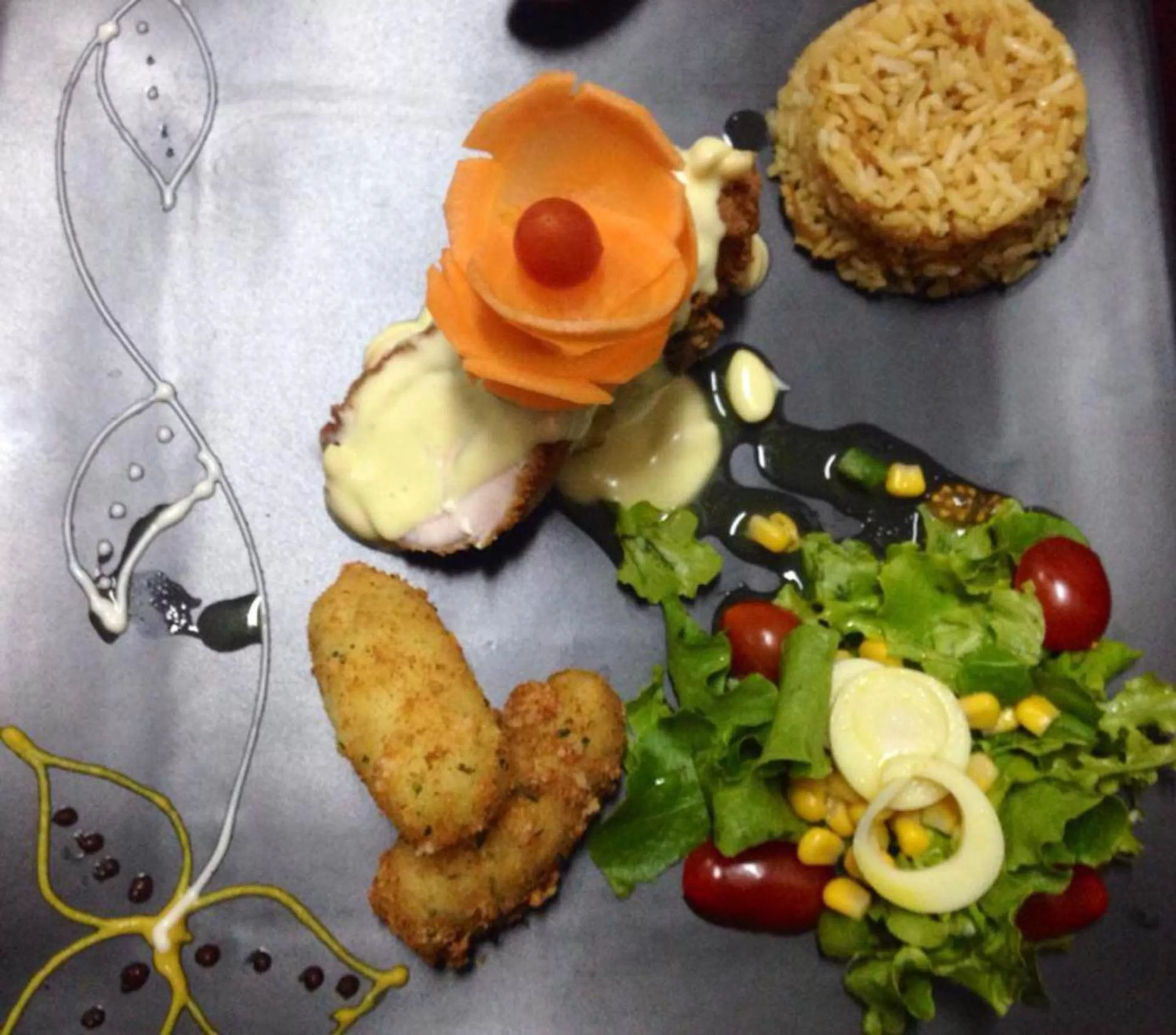 Food close-up in Roka Plaza Hotel Boutique