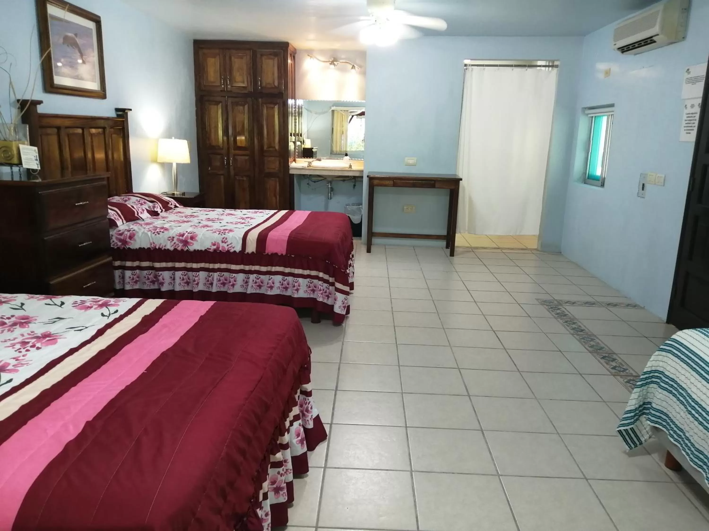 Bed in Freedom Shores "La Gringa" Hotel - Universally Designed