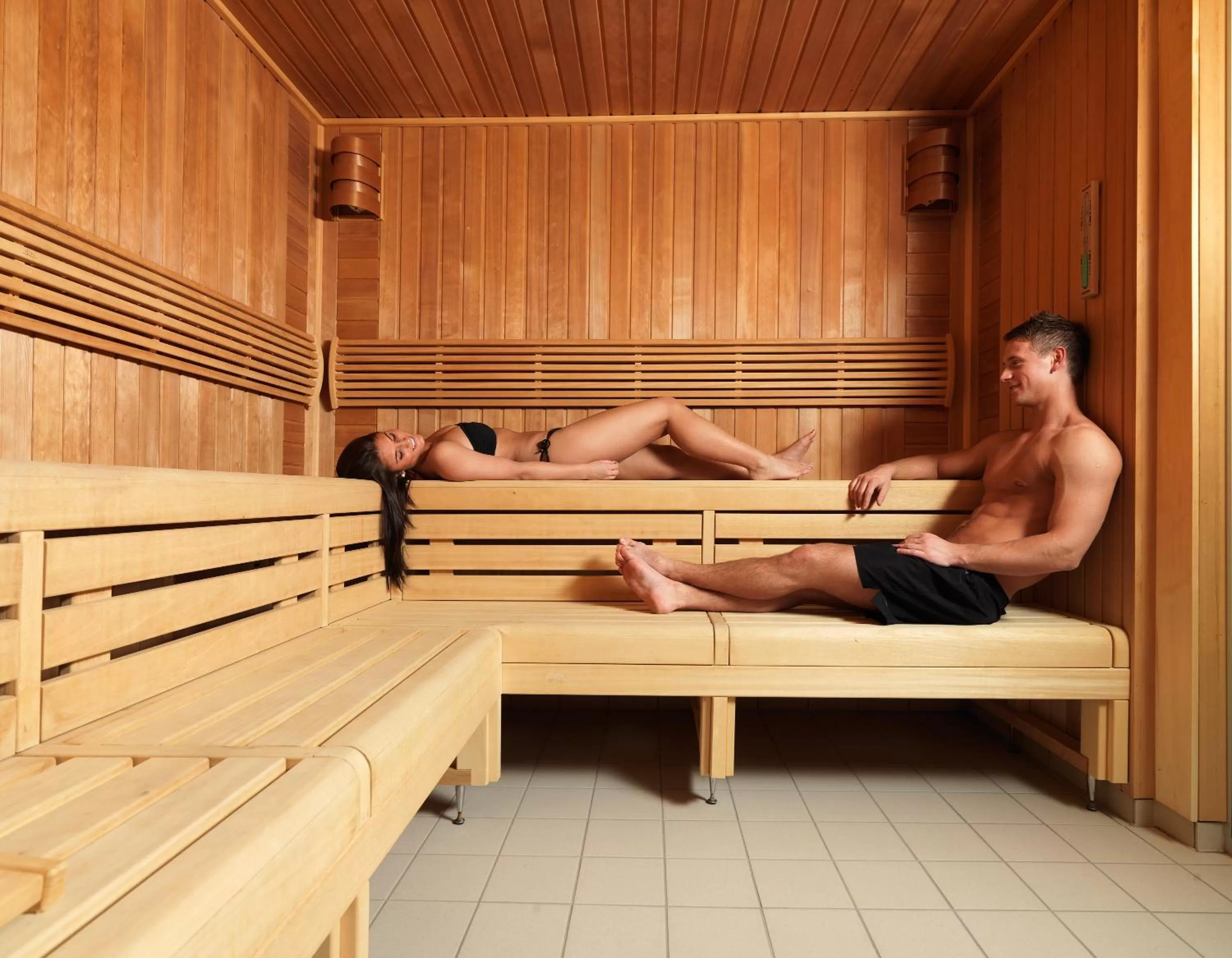 Sauna in Strand Hotel Fevik - by Classic Norway Hotels