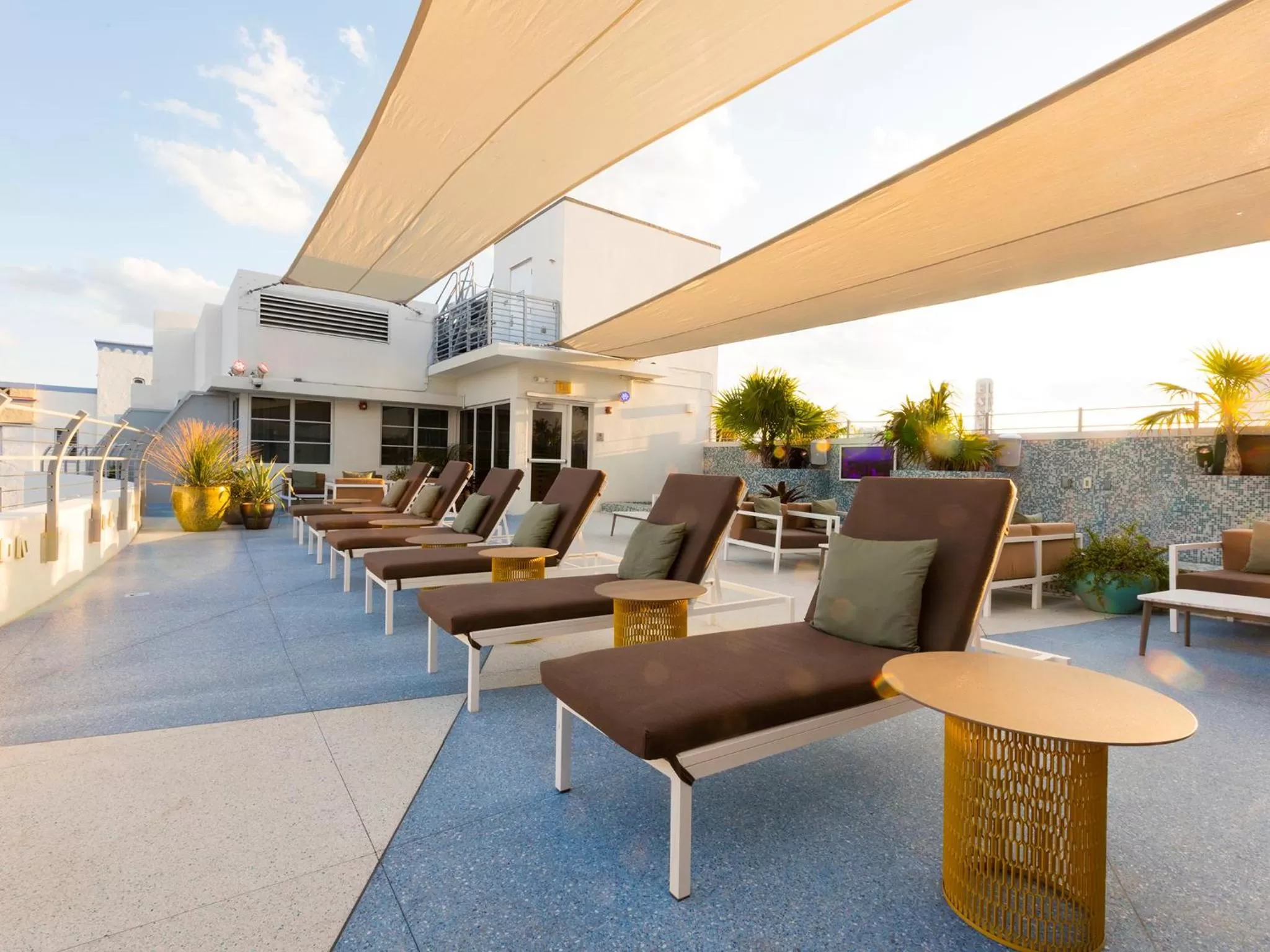 Patio in Clevelander Hotel