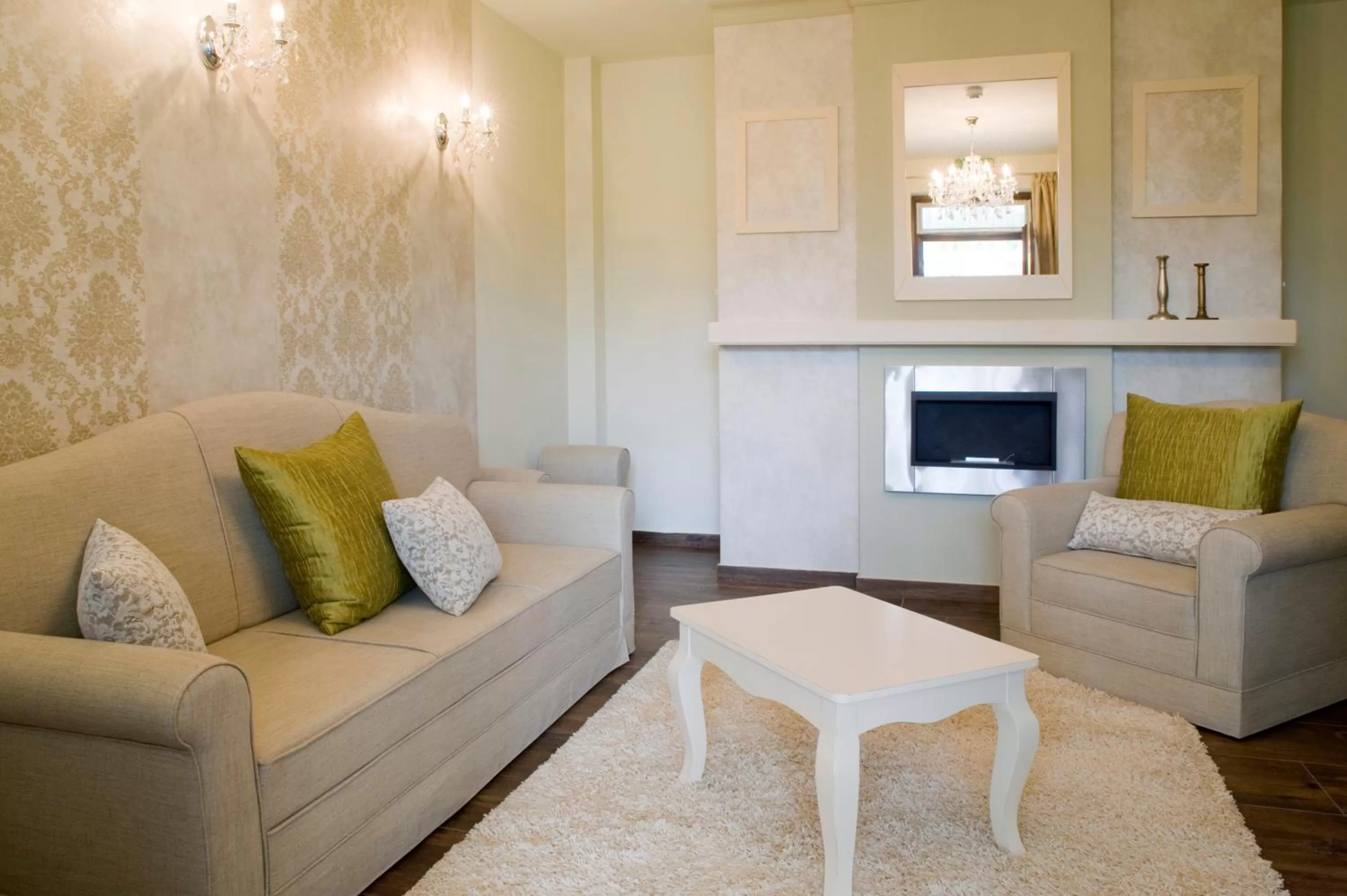 Living room in Varga Tanya Hotel