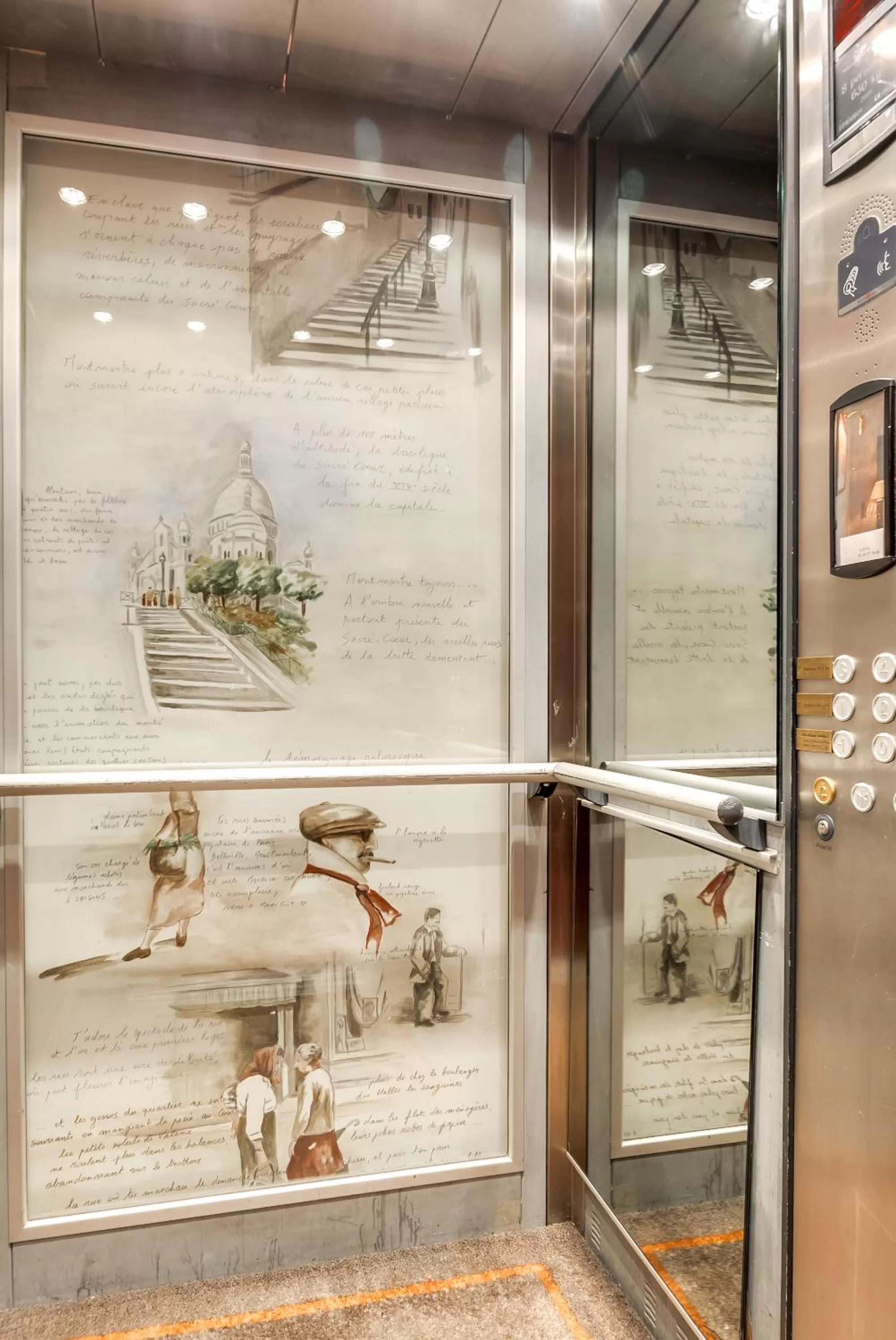 Decorative detail in Villa Lutèce Port Royal