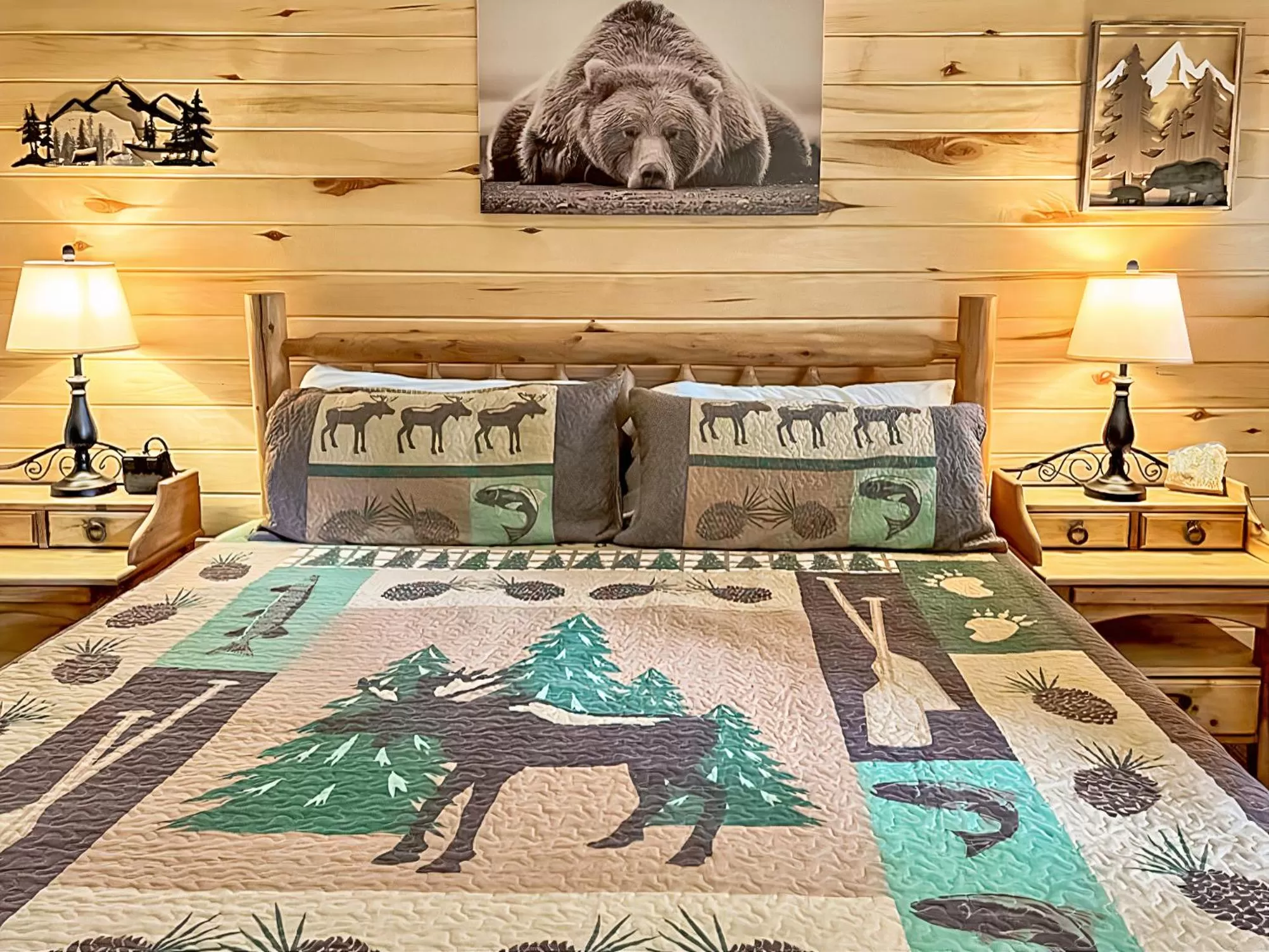 Bed in Nicky's Resort