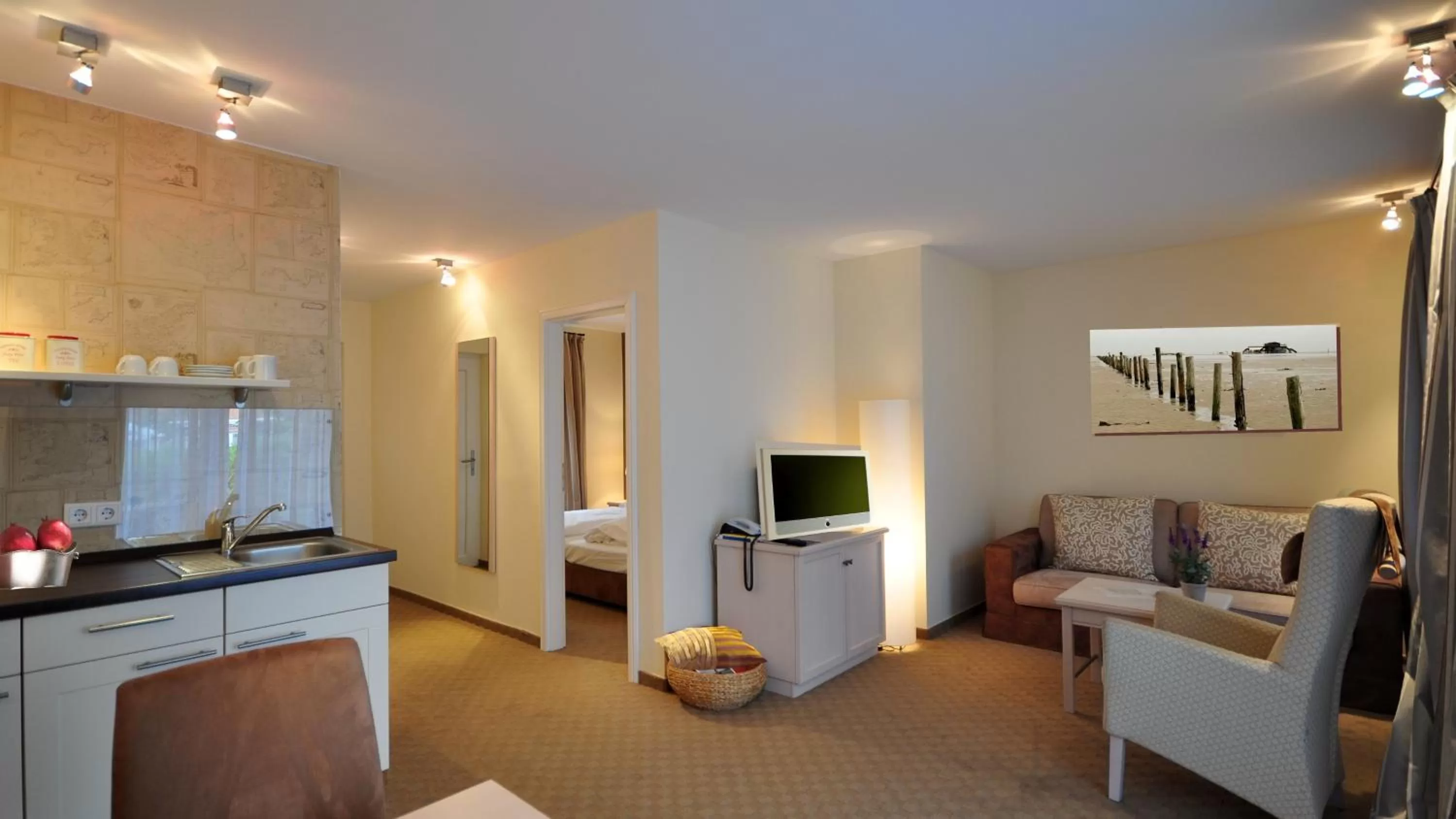 Living room in Hotel am Schlosspark garni