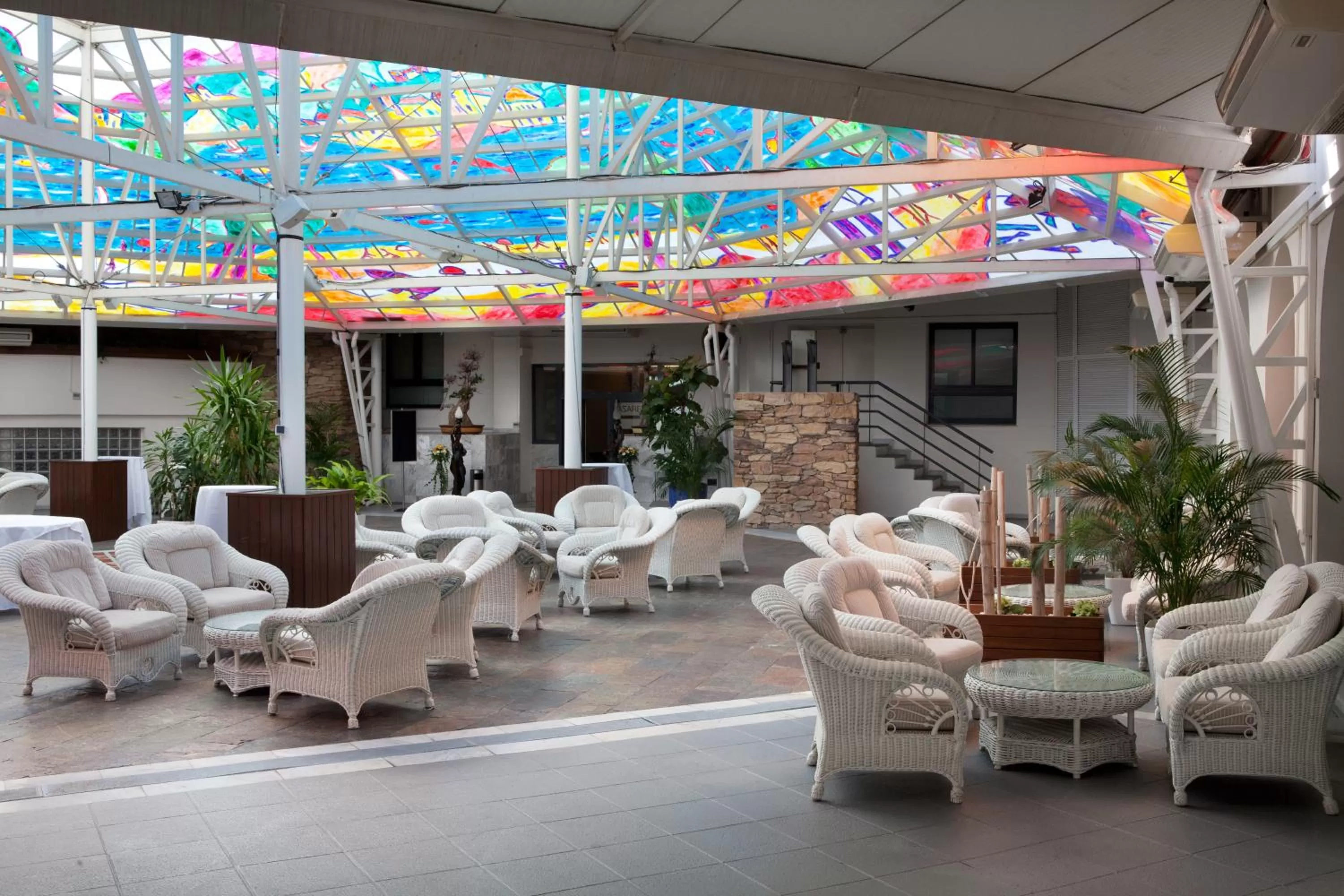 Balcony/Terrace in Hotel Olympia Valencia
