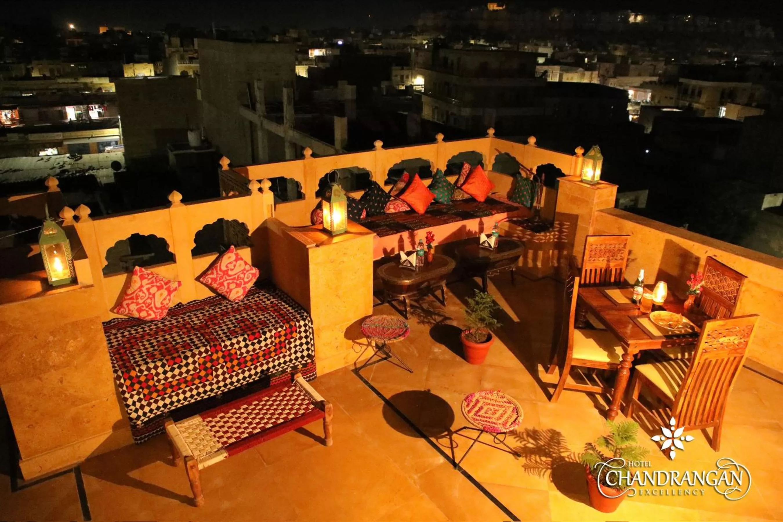 Balcony/Terrace, Restaurant/Places to Eat in Treebo Trend Chandrangan Excellency