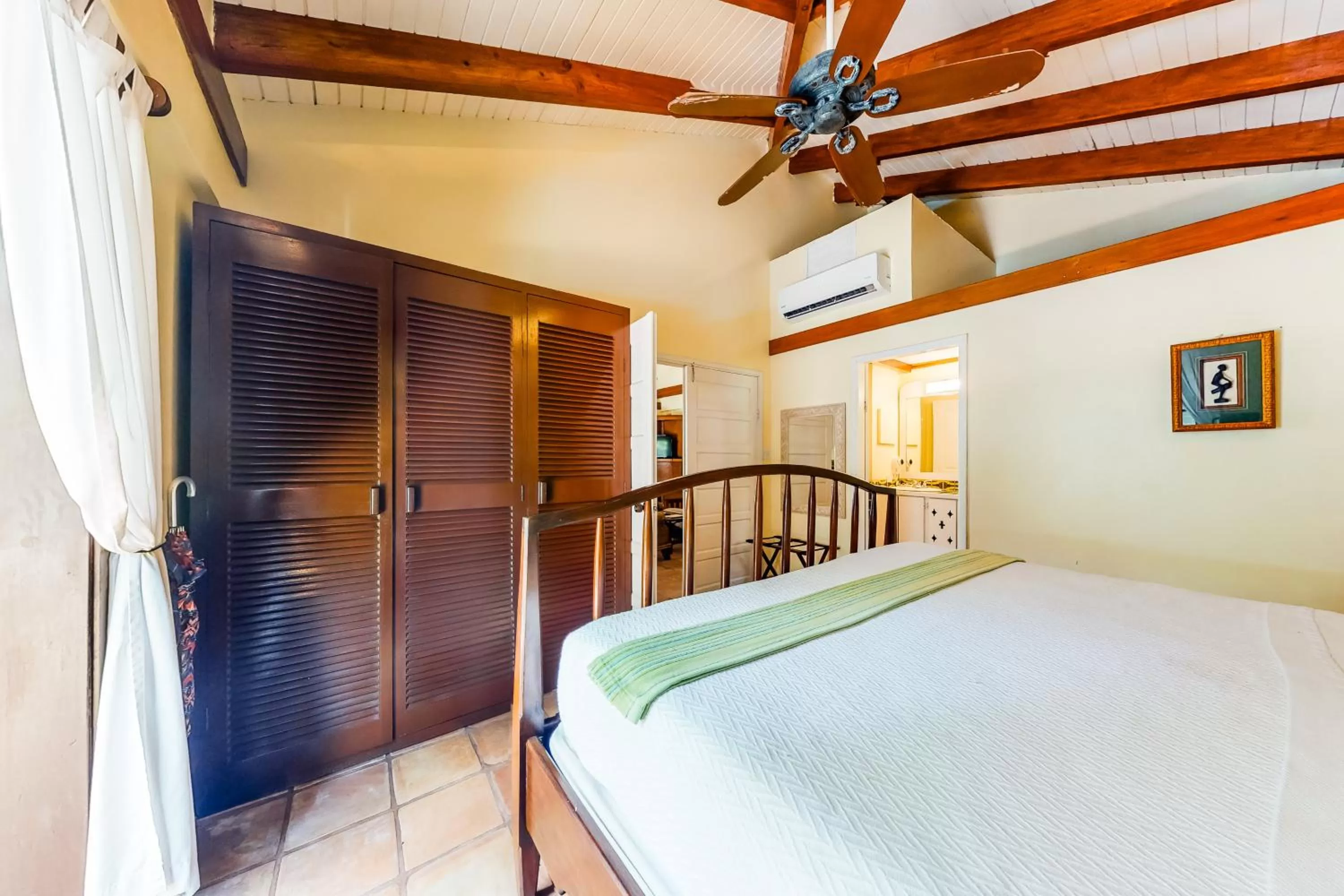 Bed in Condo #26 @ Beachside Villas