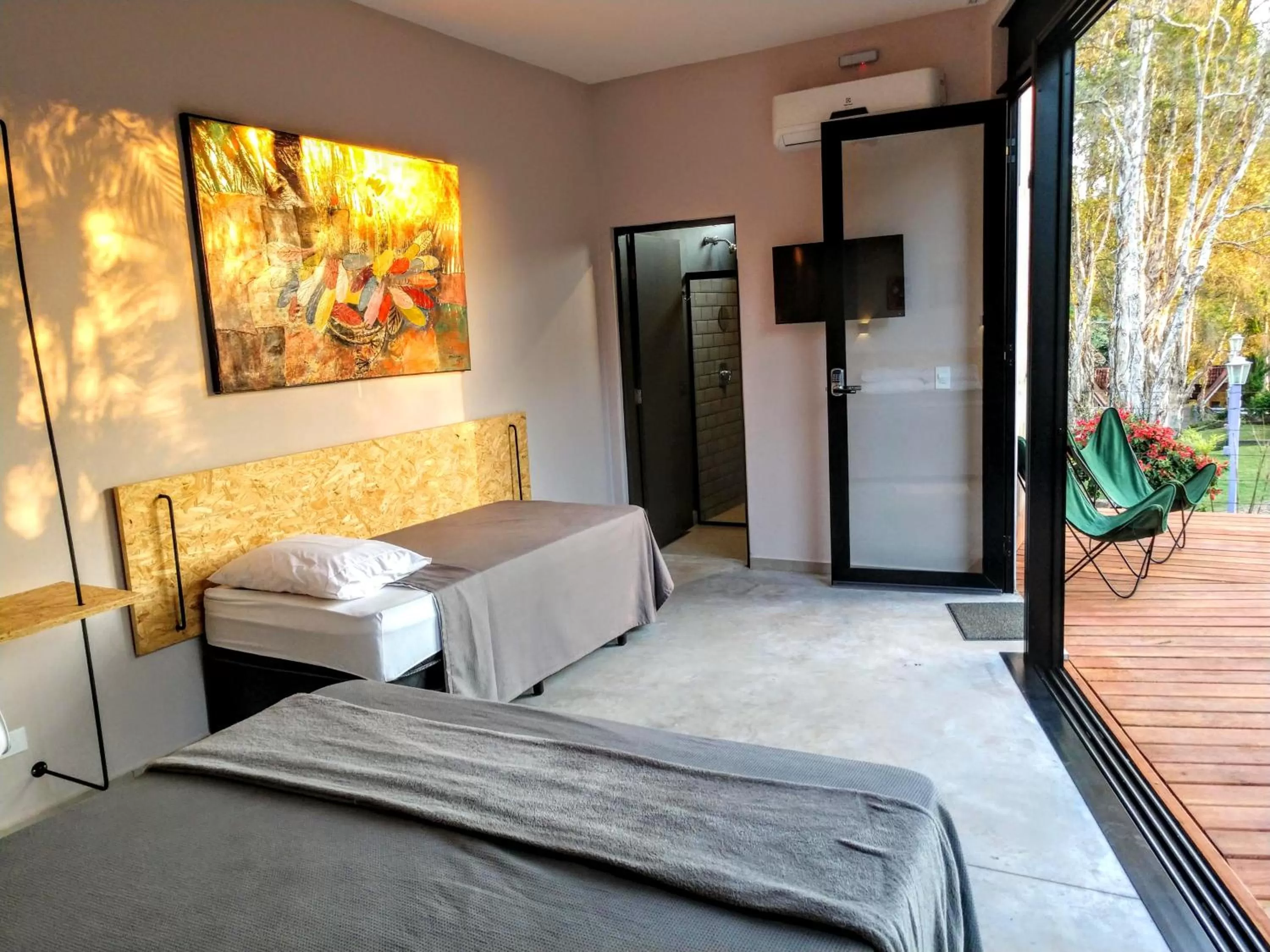 Bed in Suítes no Quintal