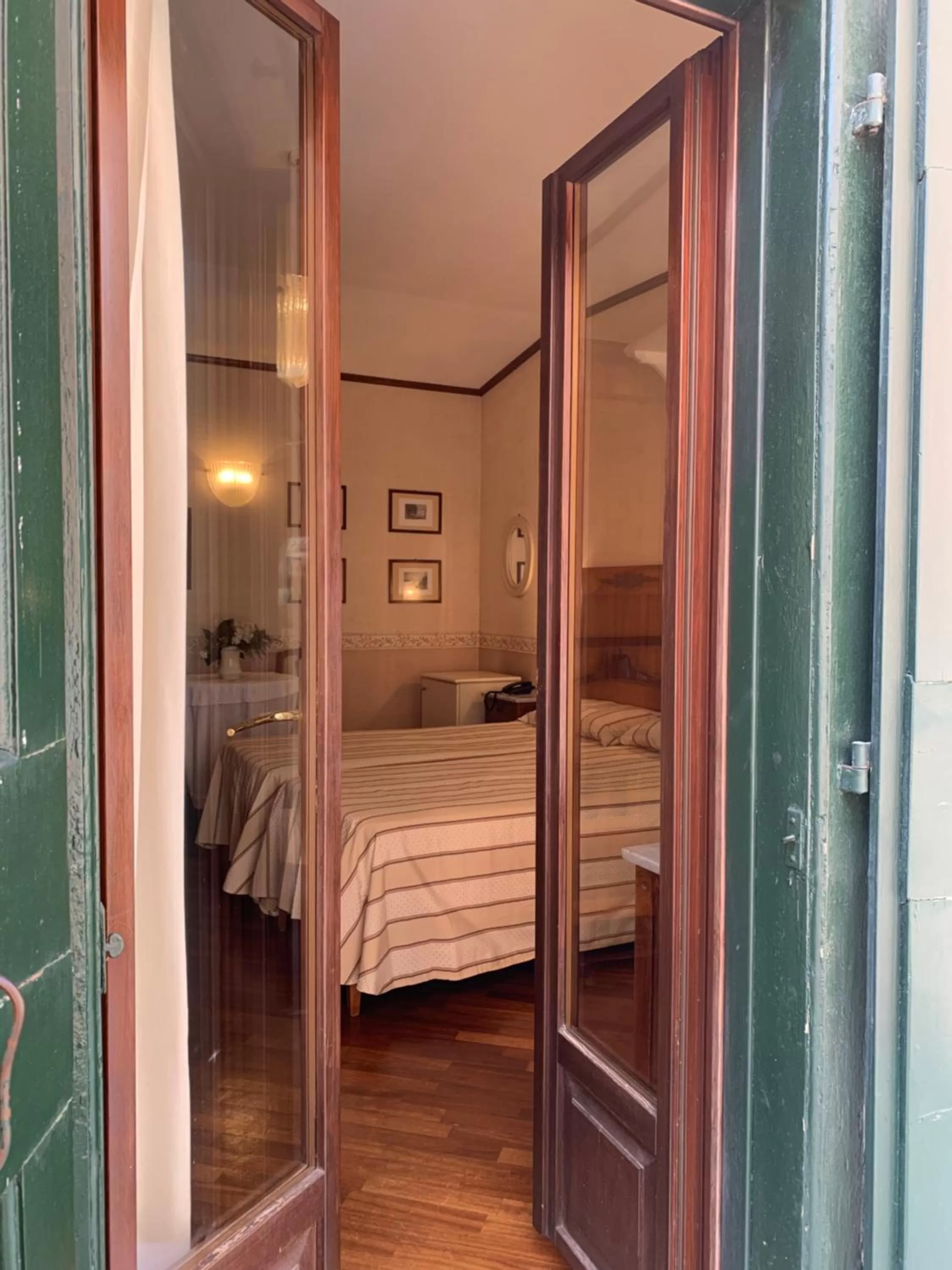 Bed in Hotel La Calcina