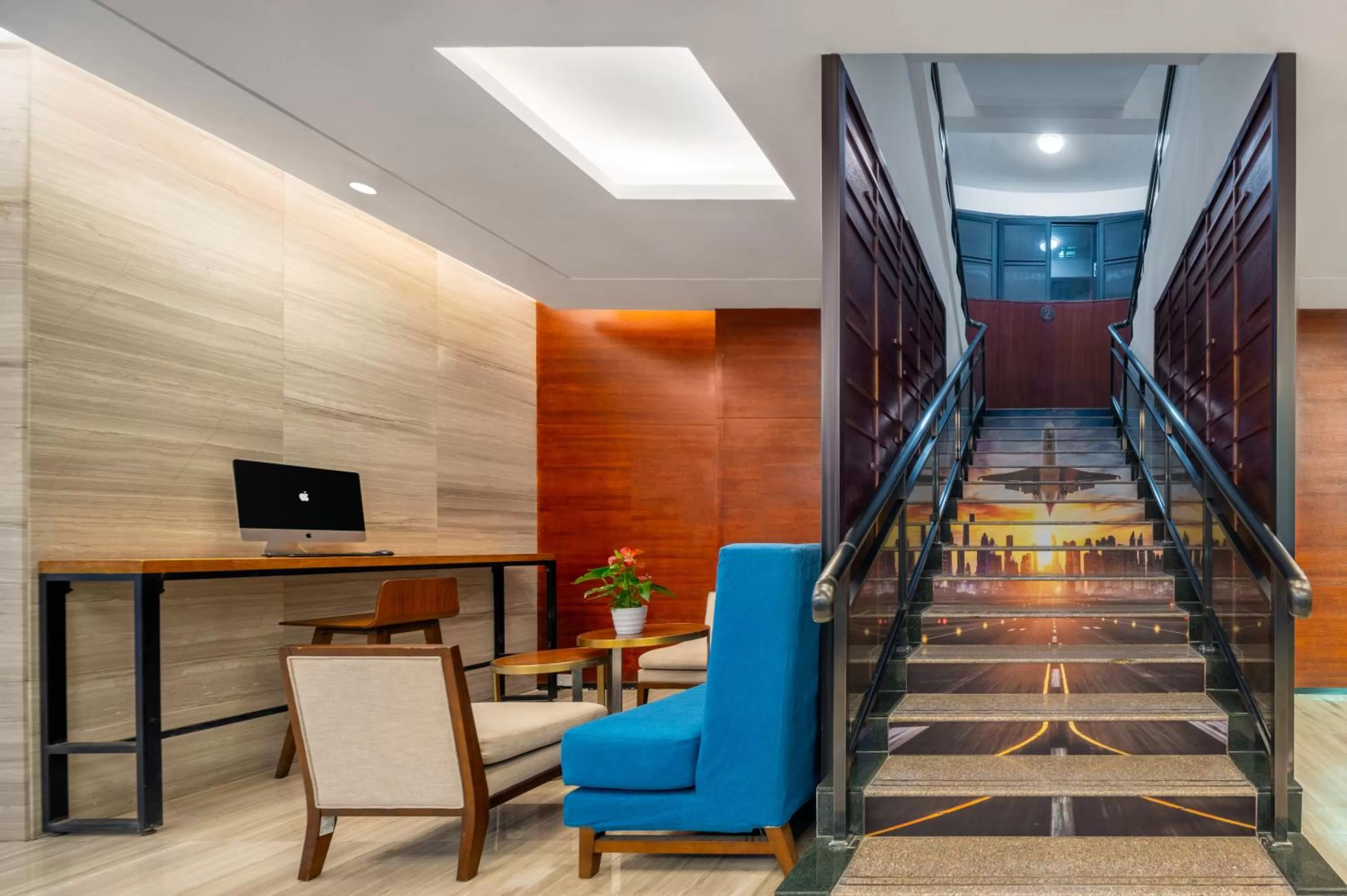 Seating area in Ausotel Smart Baiyun International Airport T2-Free 24-hour airport pick-up