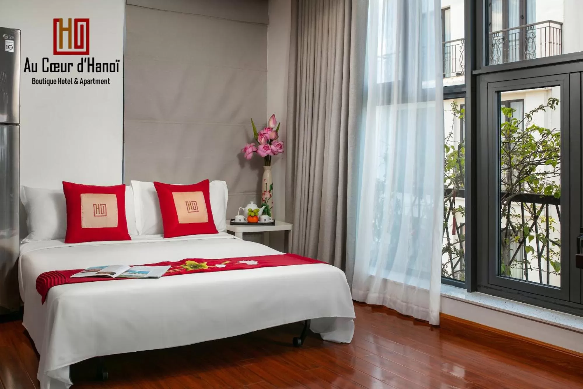 Bed in Au Coeur d'Hanoi Boutique Hotel
