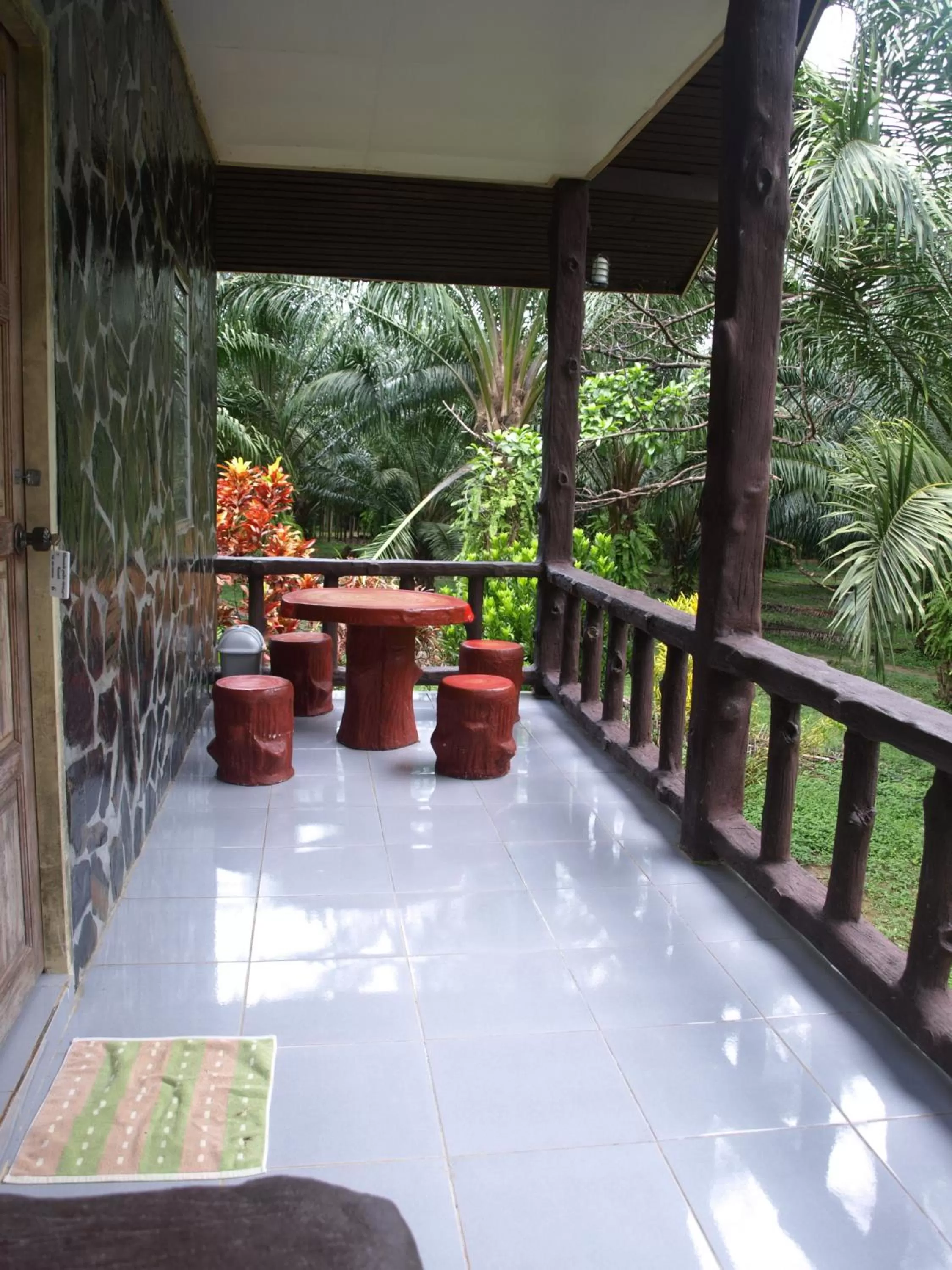Balcony/Terrace in Khao Sok Palmview Resort