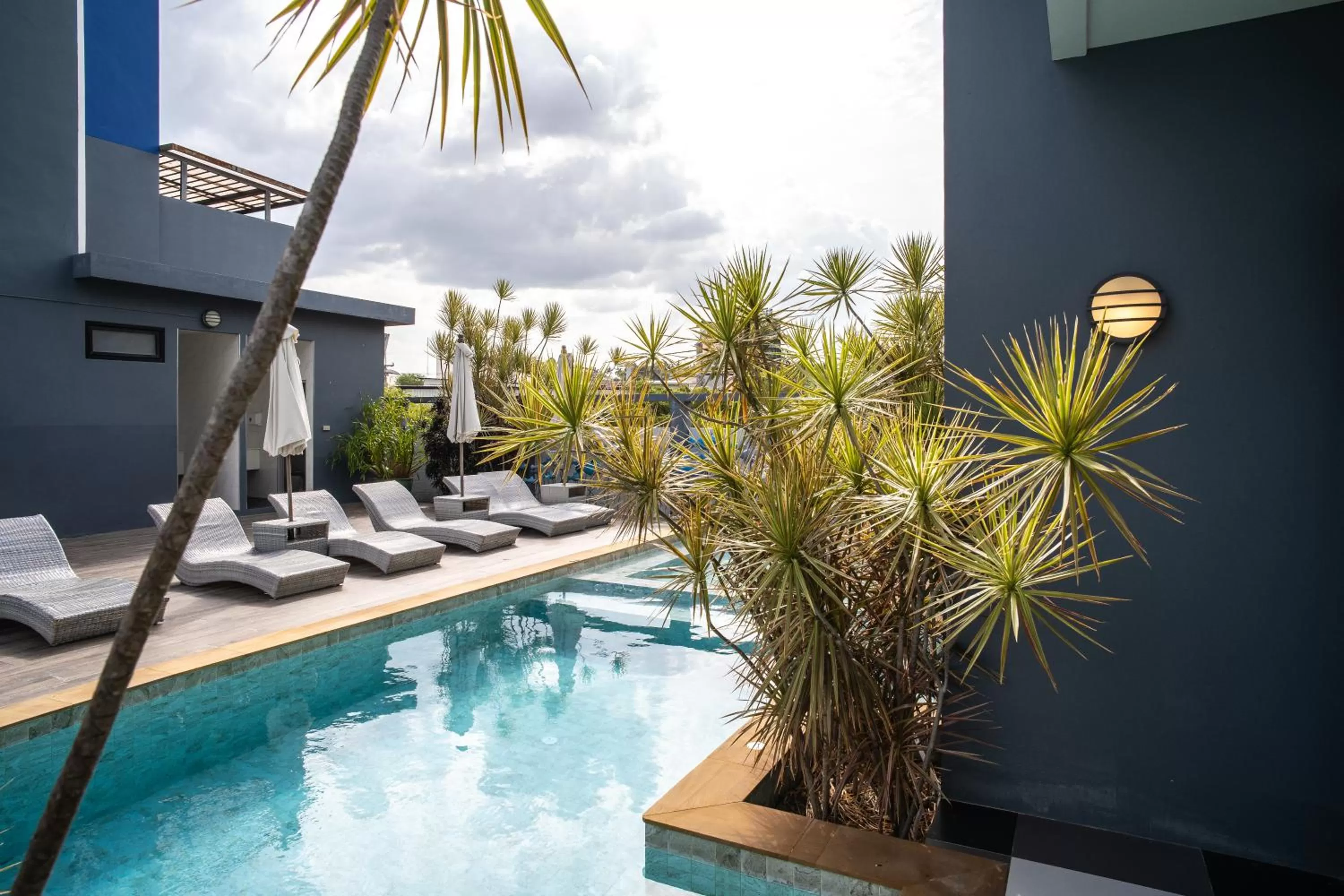 Pool view in Krabi SeaBass Hotel