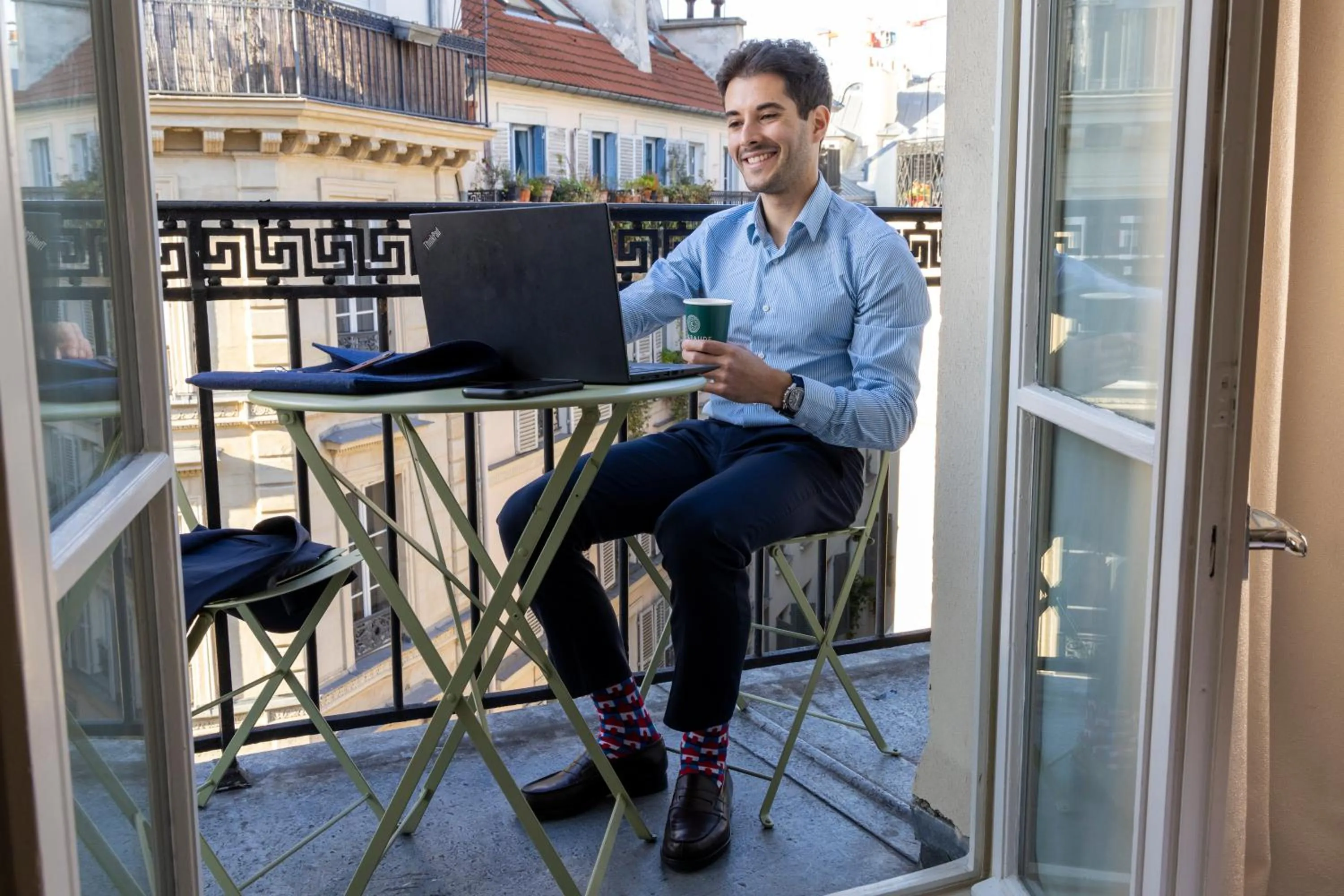 Balcony/Terrace in Hôtel Joe M