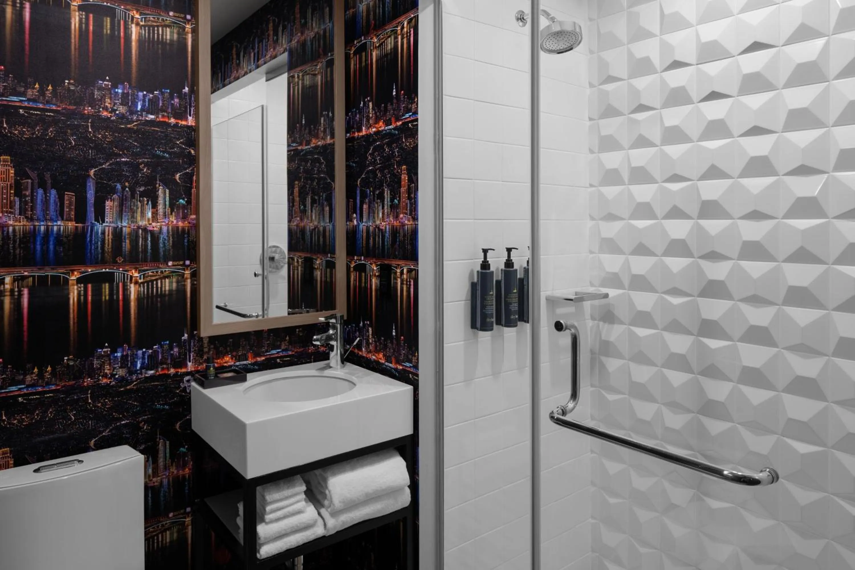 Bathroom in Aloft New York Chelsea