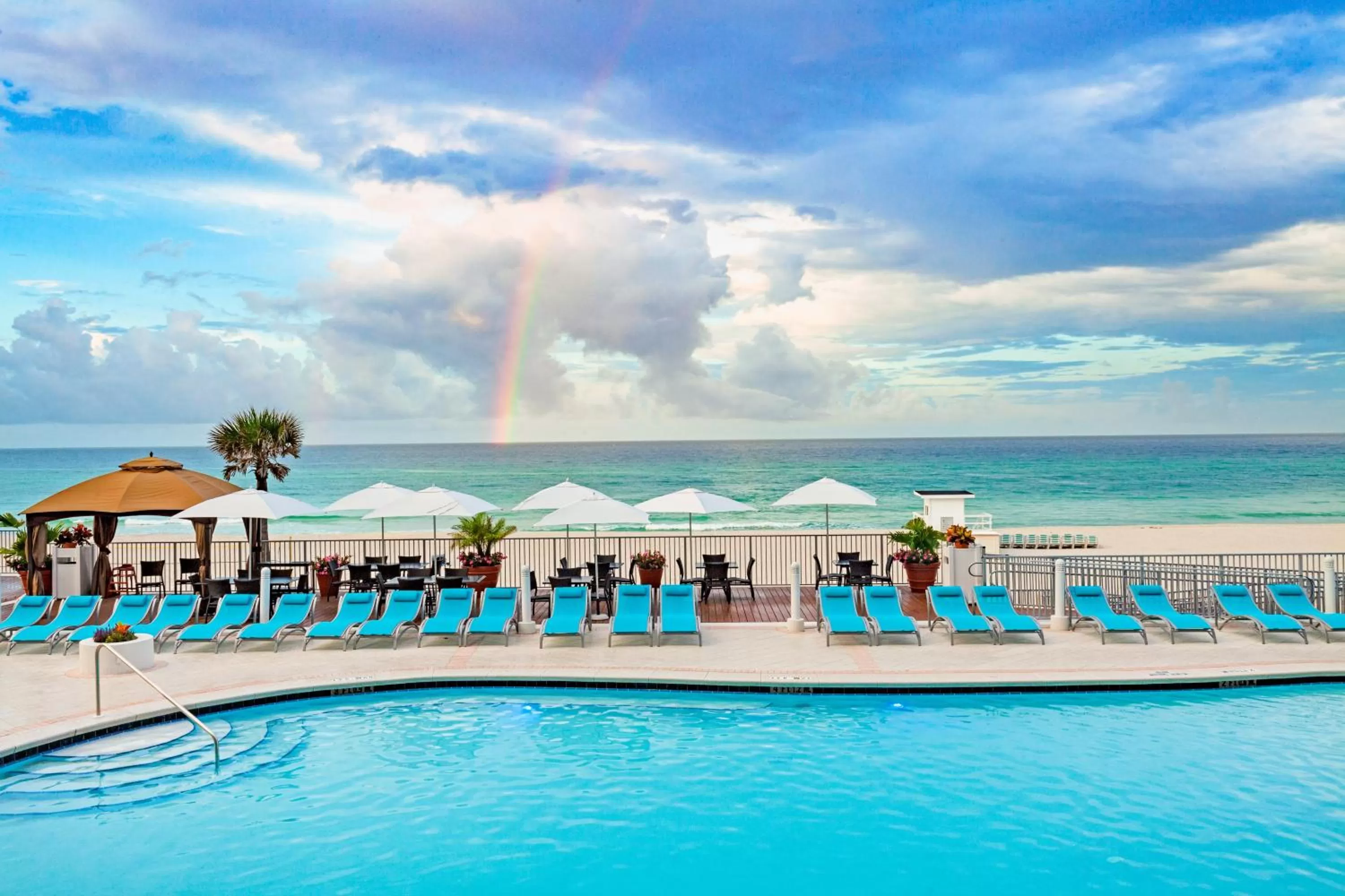 Swimming pool in Holiday Inn Express & Suites Panama City Beach - Beachfront by IHG