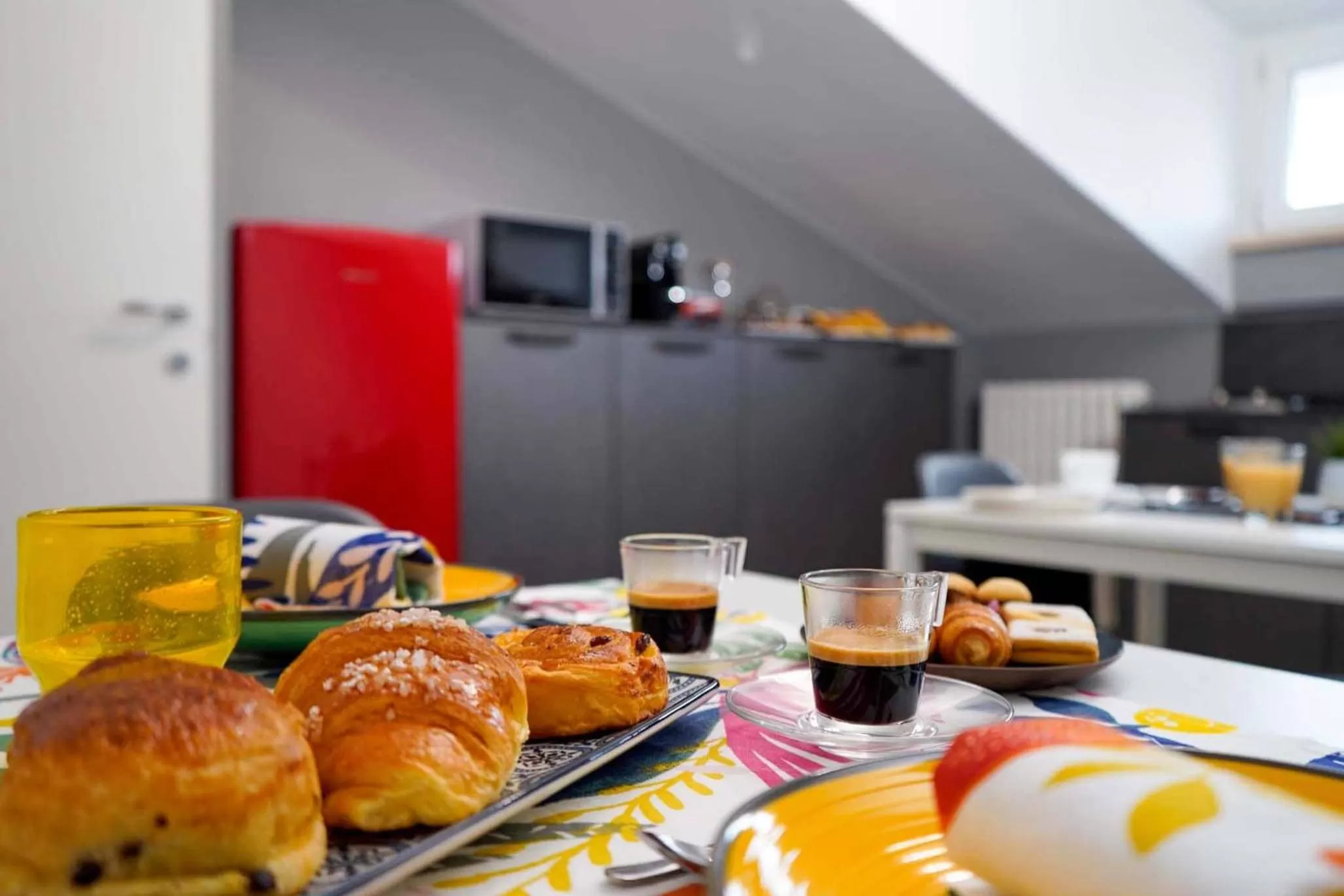 Communal kitchen in B&B Luci di Stelle