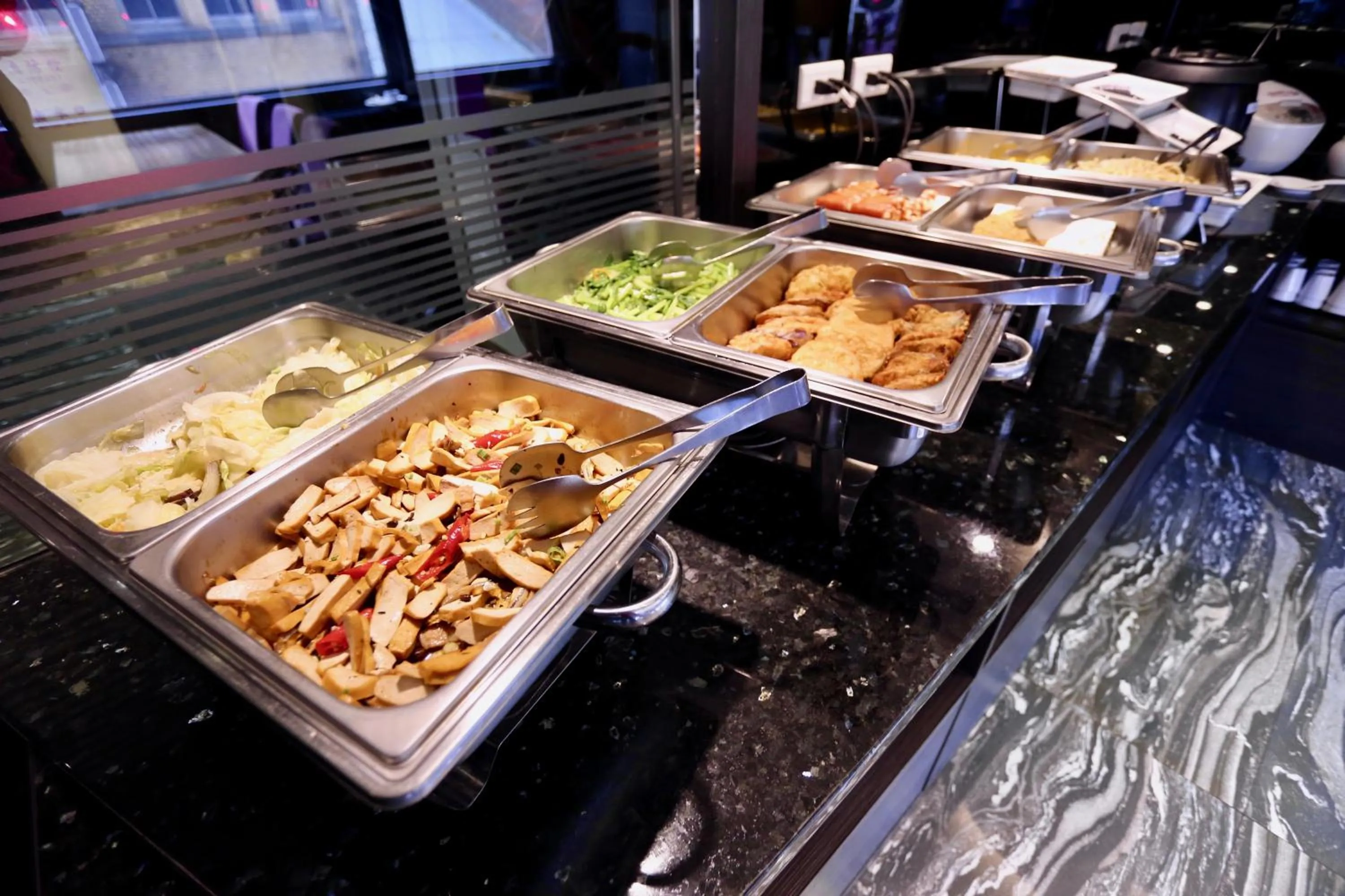 Buffet breakfast in V-one Vogue Hotel