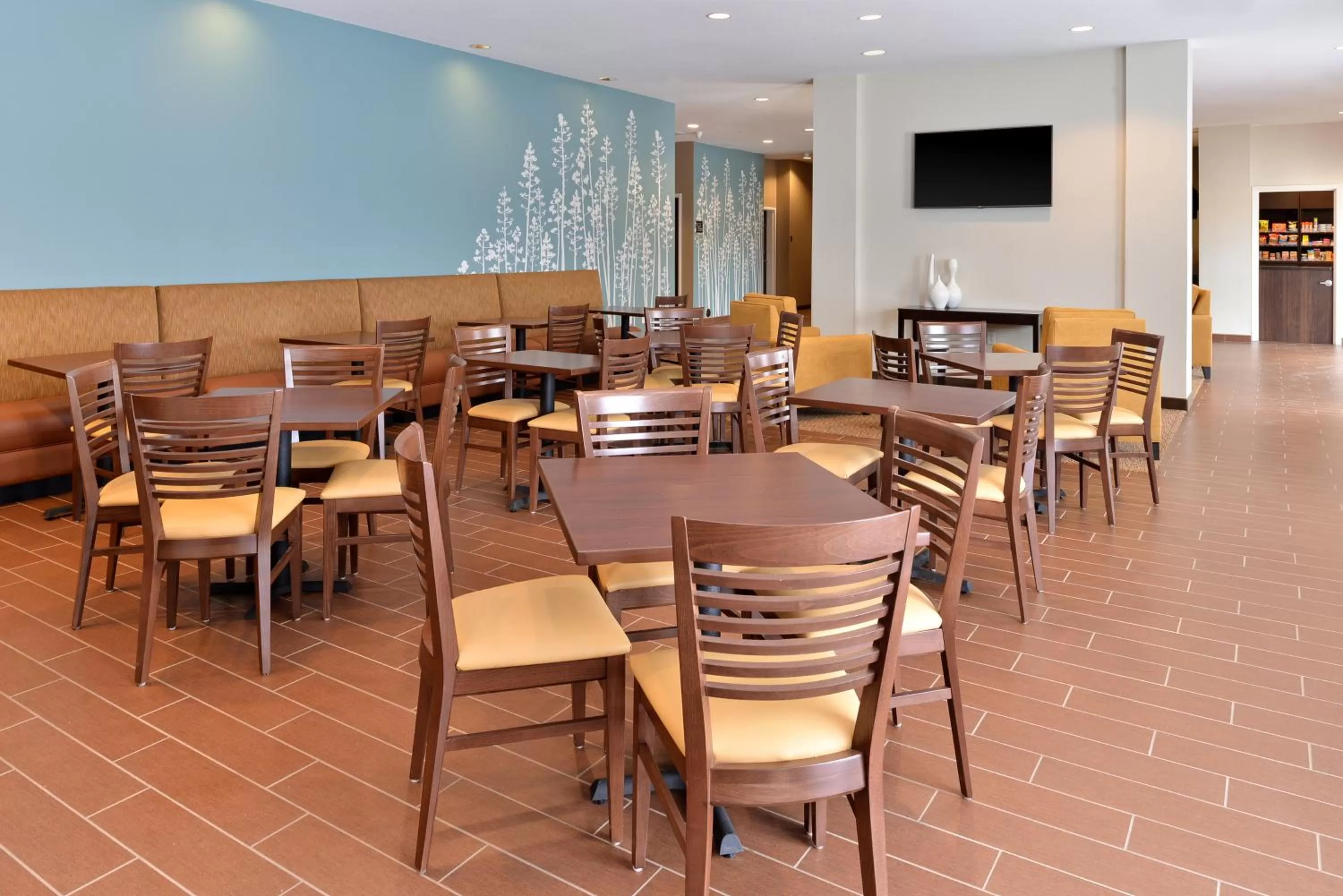 Communal lounge/ TV room in Sleep Inn & Suites Meridian - Bonita Lakes