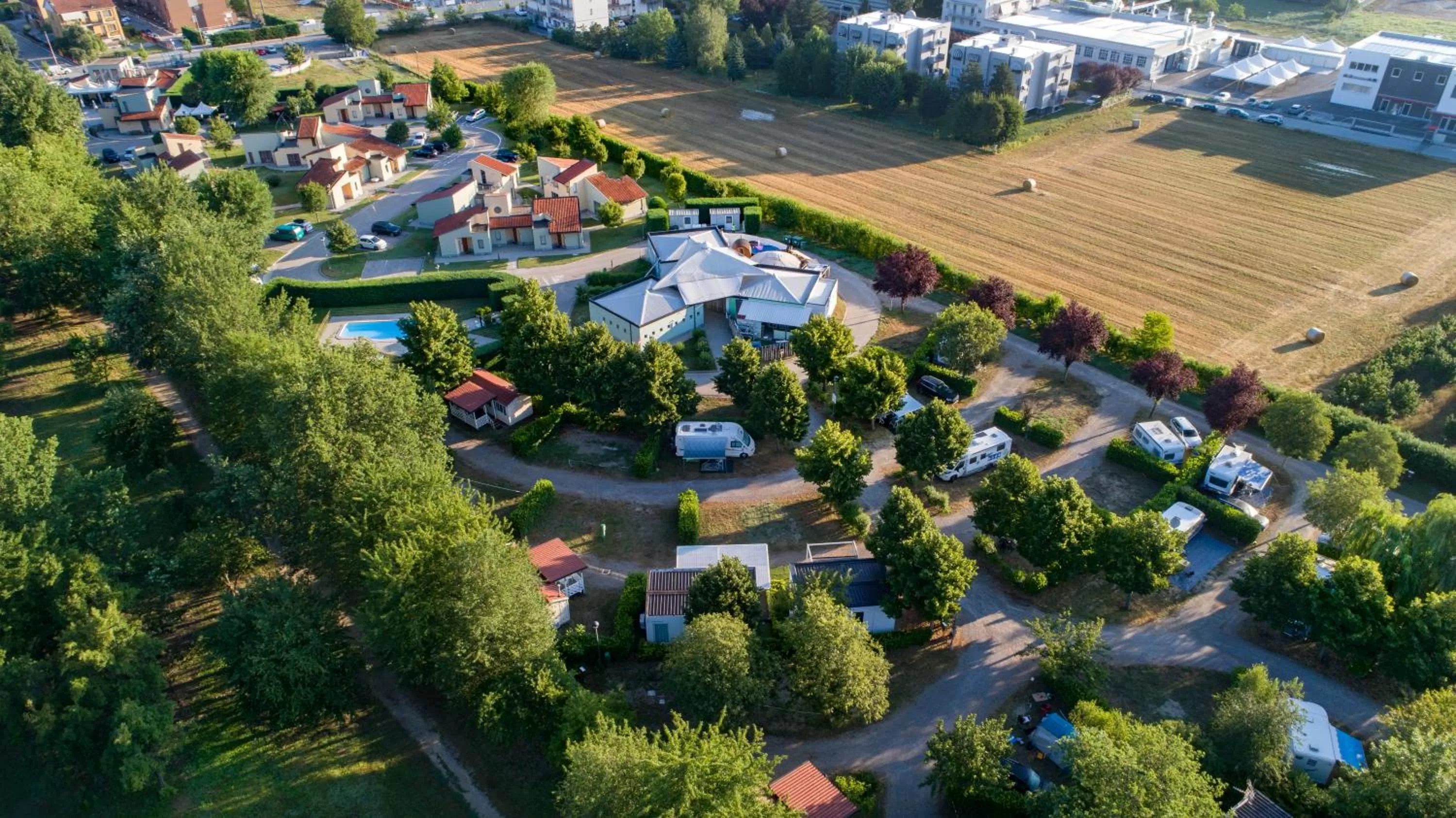 Facade/entrance in Albavillage Rooms & Camping
