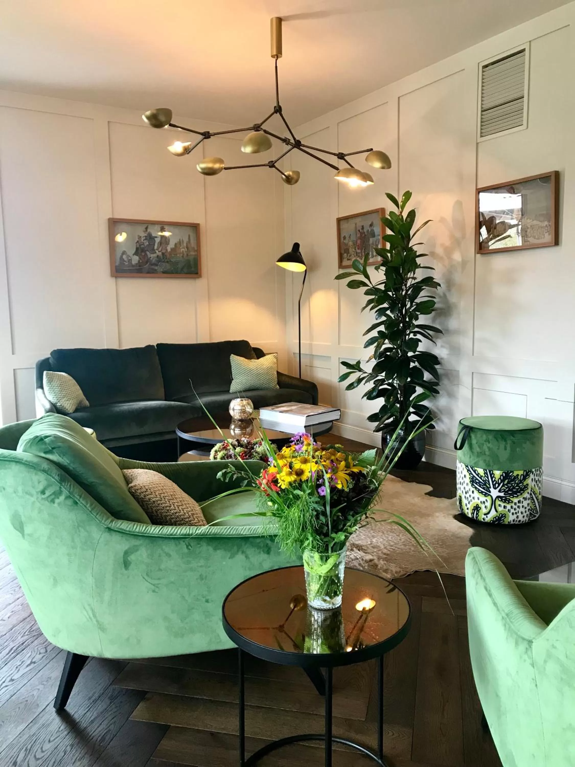 Seating area in Alpenloge Design Hotel