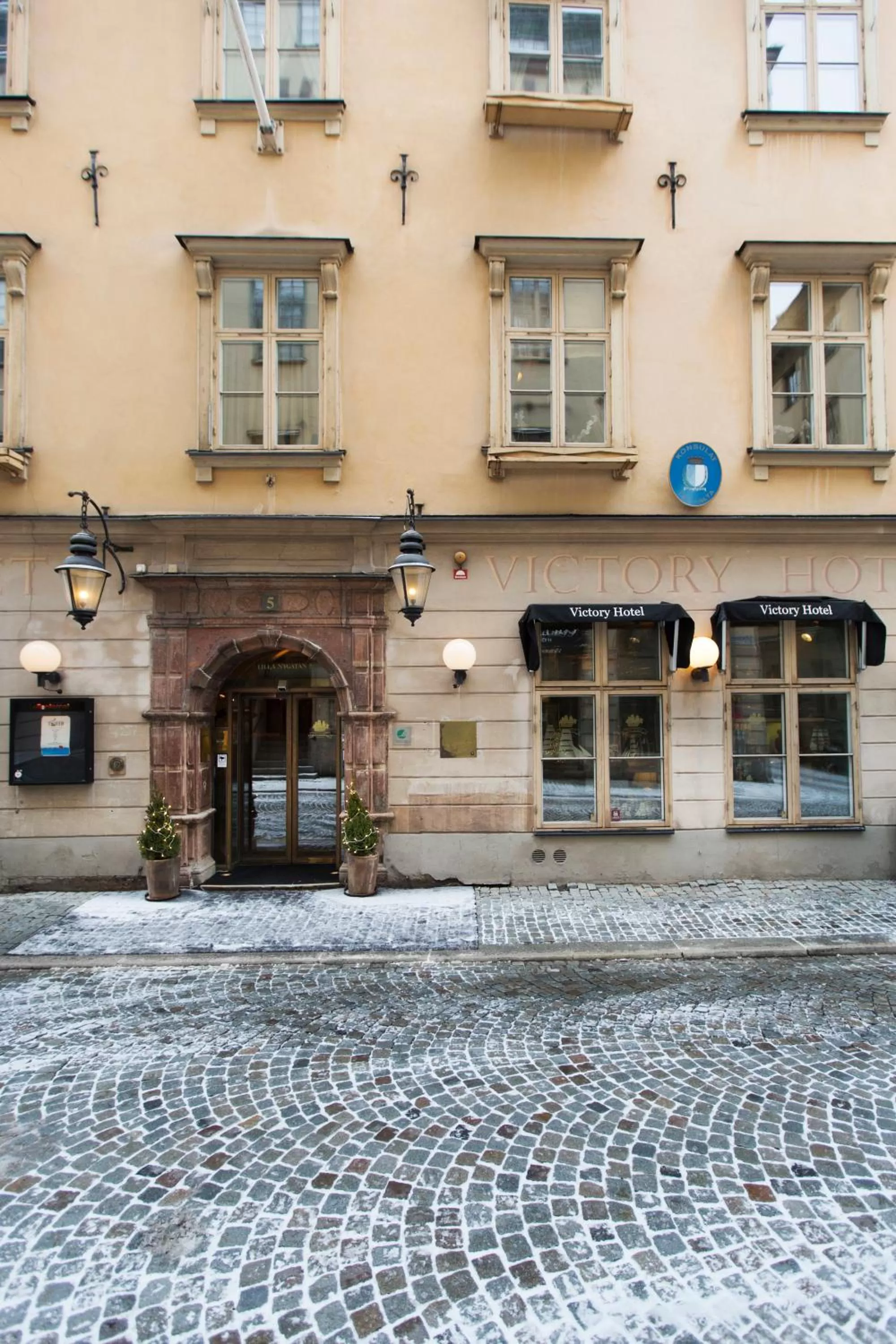 Facade/entrance in Victory Apartments