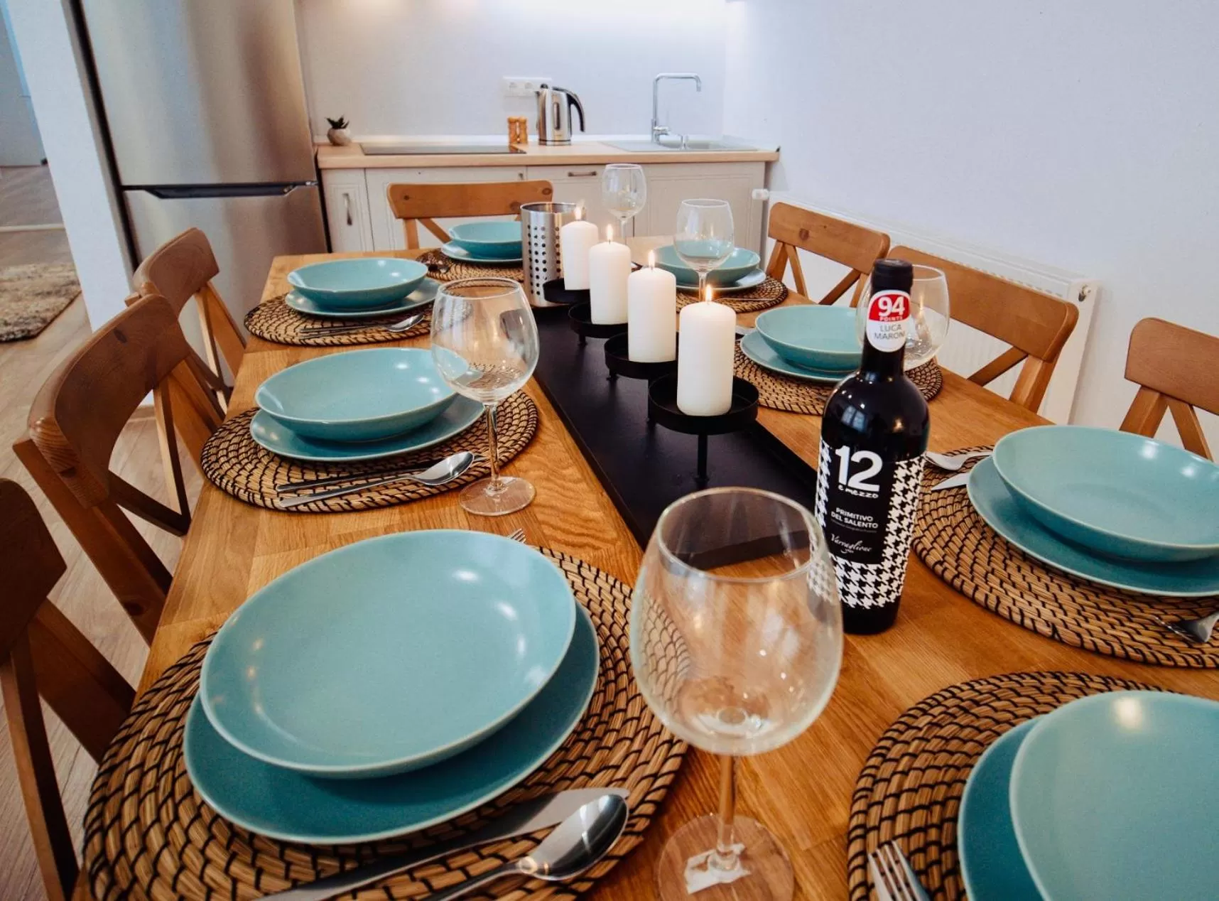 Kitchen or kitchenette in Zakarias Apartments