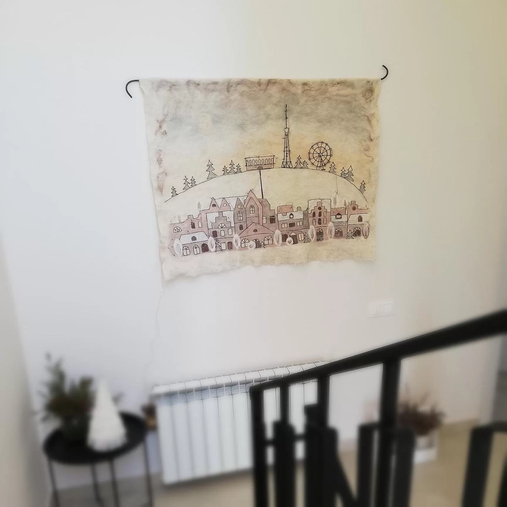 Communal lounge/ TV room in Veronika Home Tbilisi