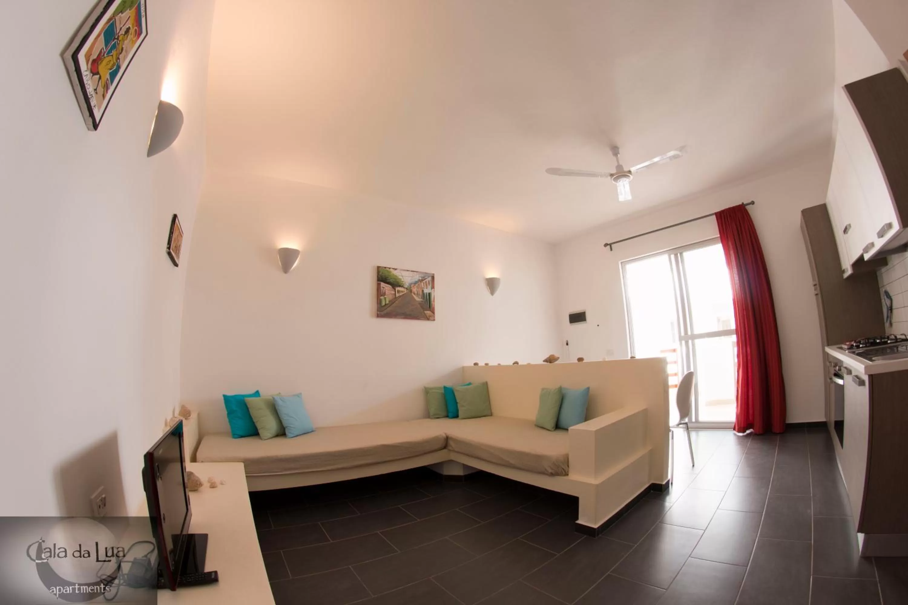 Bed in Cala da Lua apartments