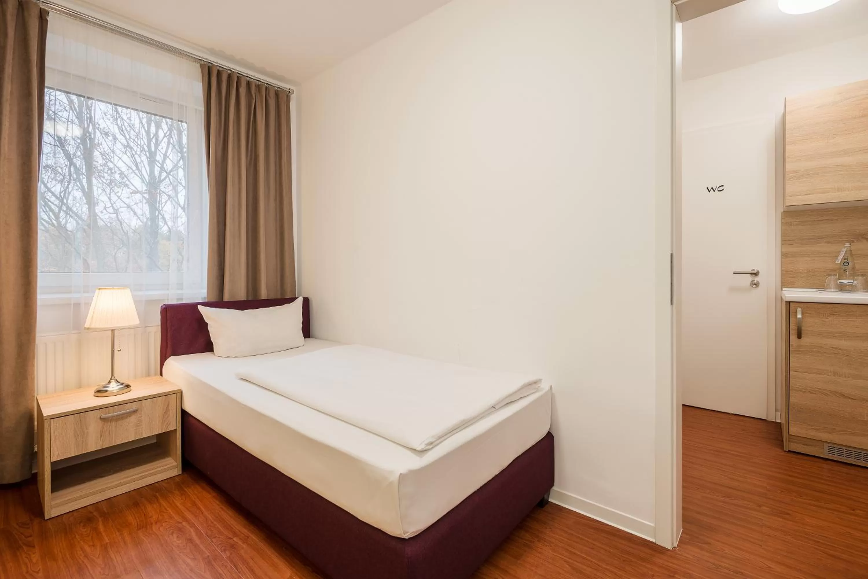 Bedroom, Bed in Hotel City Green Berlin