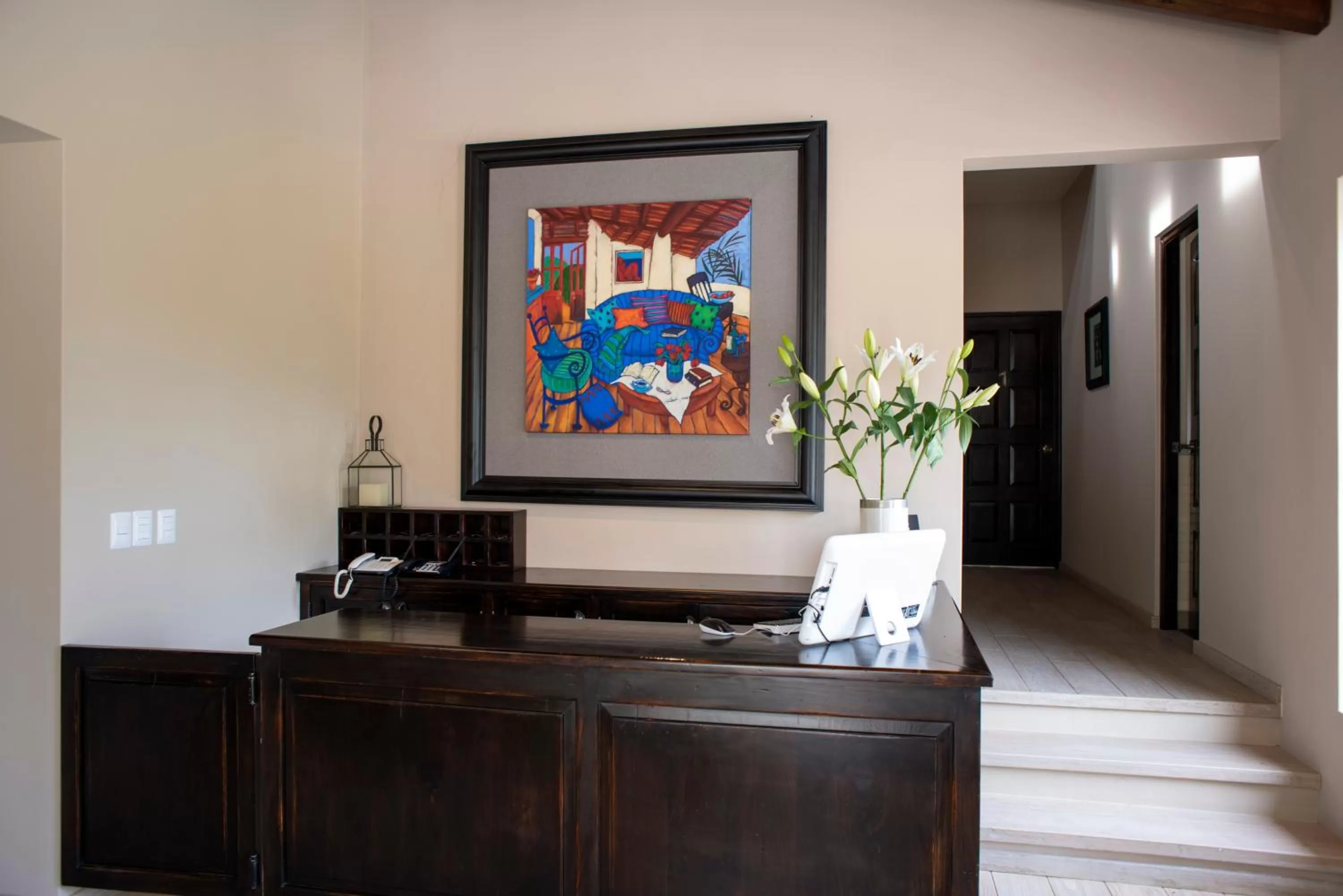 Lobby or reception, TV/Entertainment Center in Viñedos San Lucas