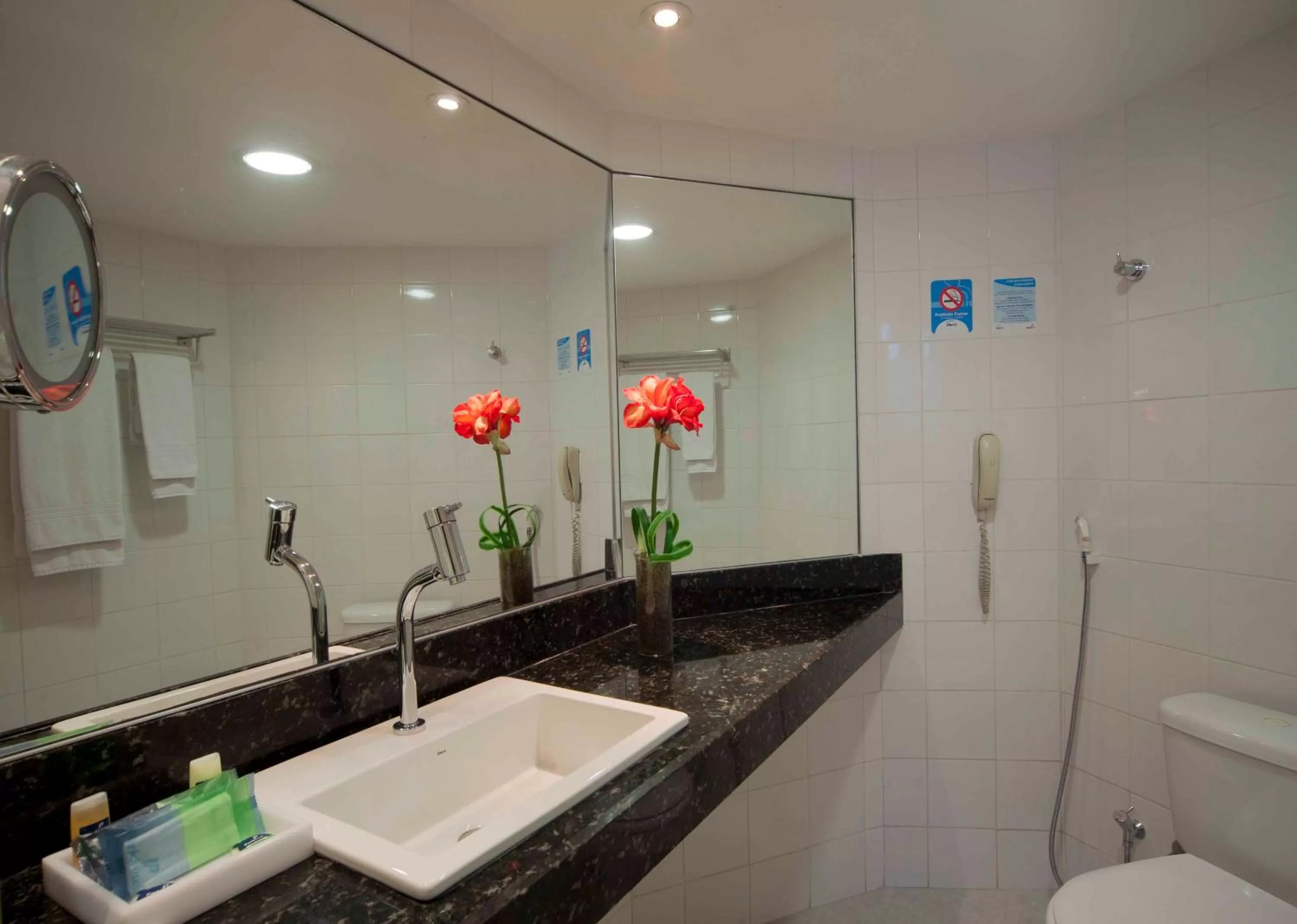 Toilet in Hotel Euro Suíte Recife Boa Viagem By Nacional Inn