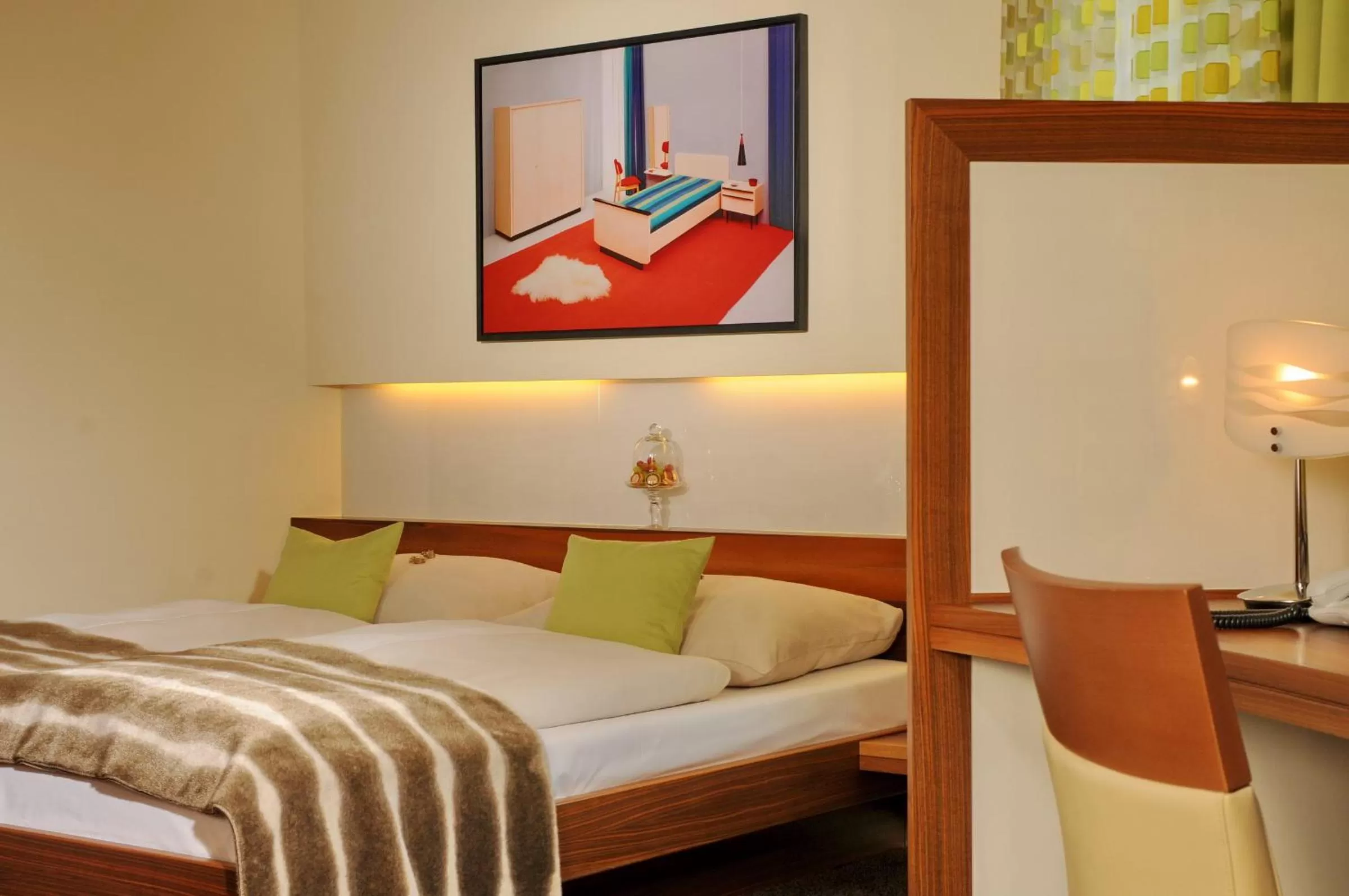 Bed in Hotel Torbräu