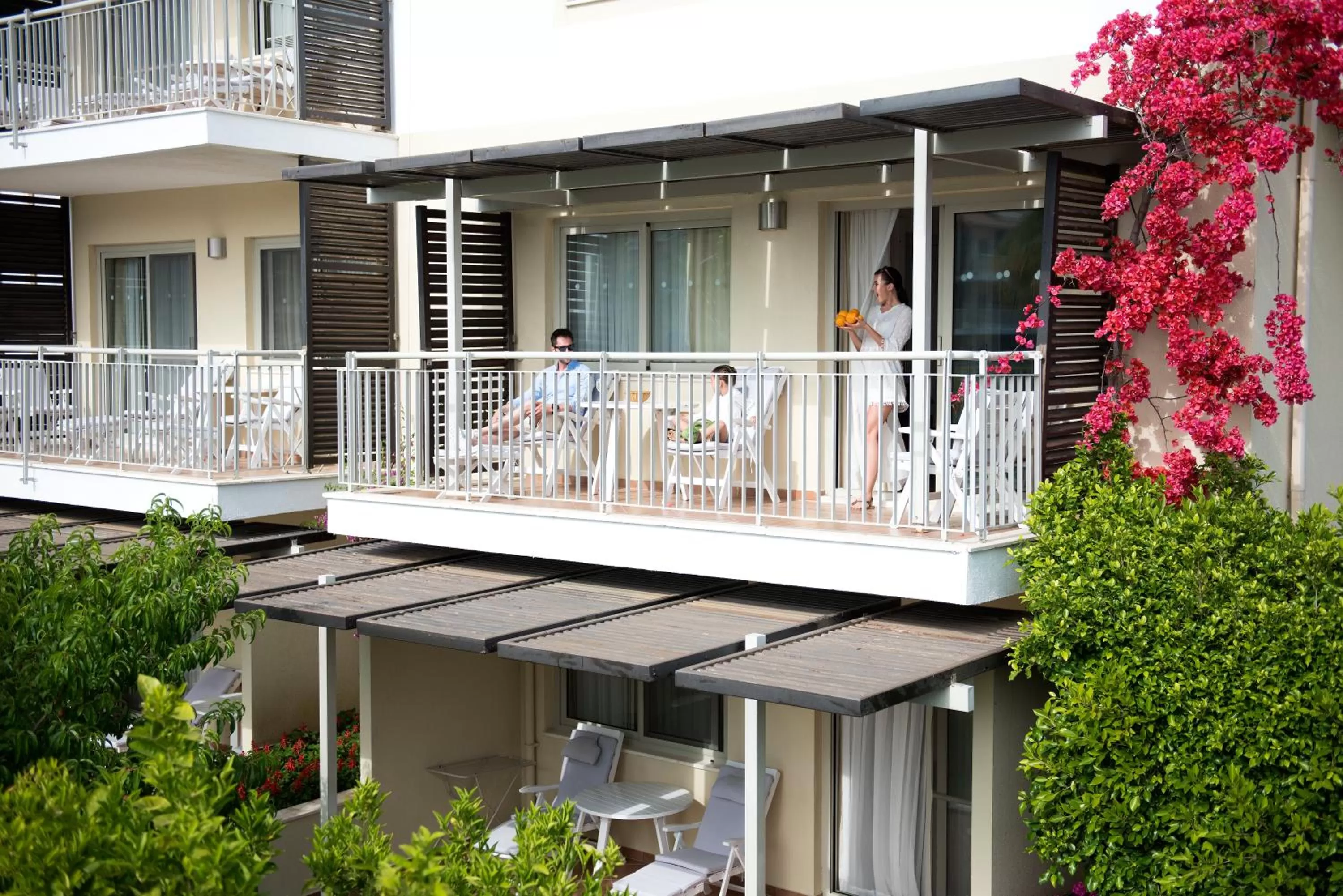 Garden view in Barut B Suites