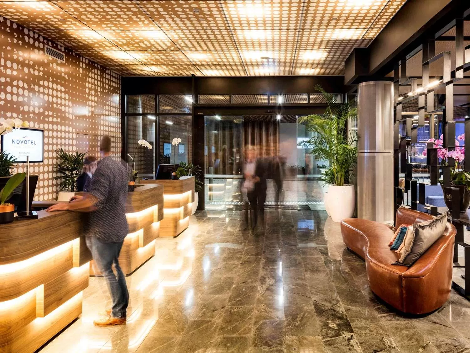 Lobby or reception in Novotel Brisbane South Bank
