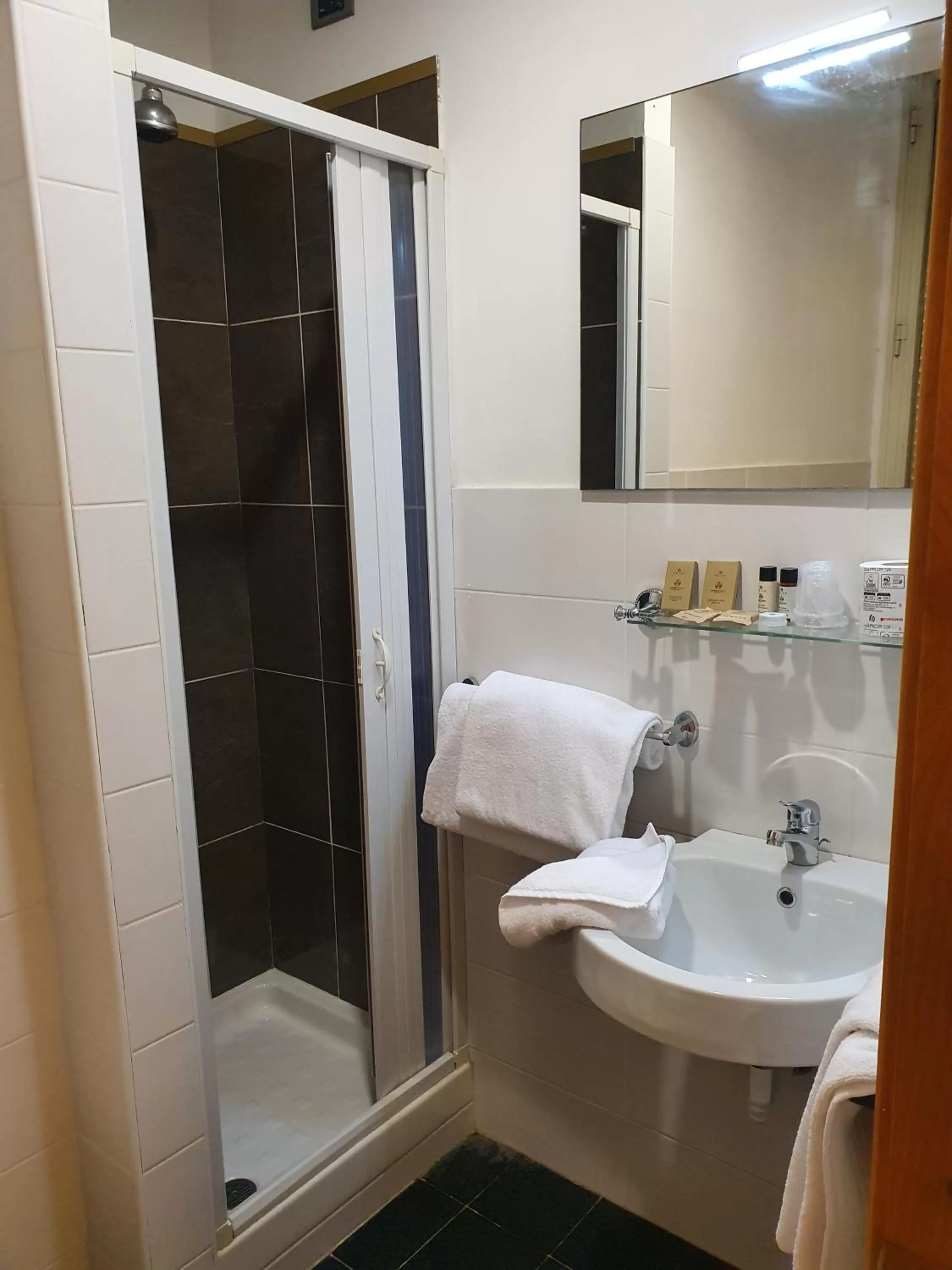 Bathroom, Bed in LH Hotel Andreotti