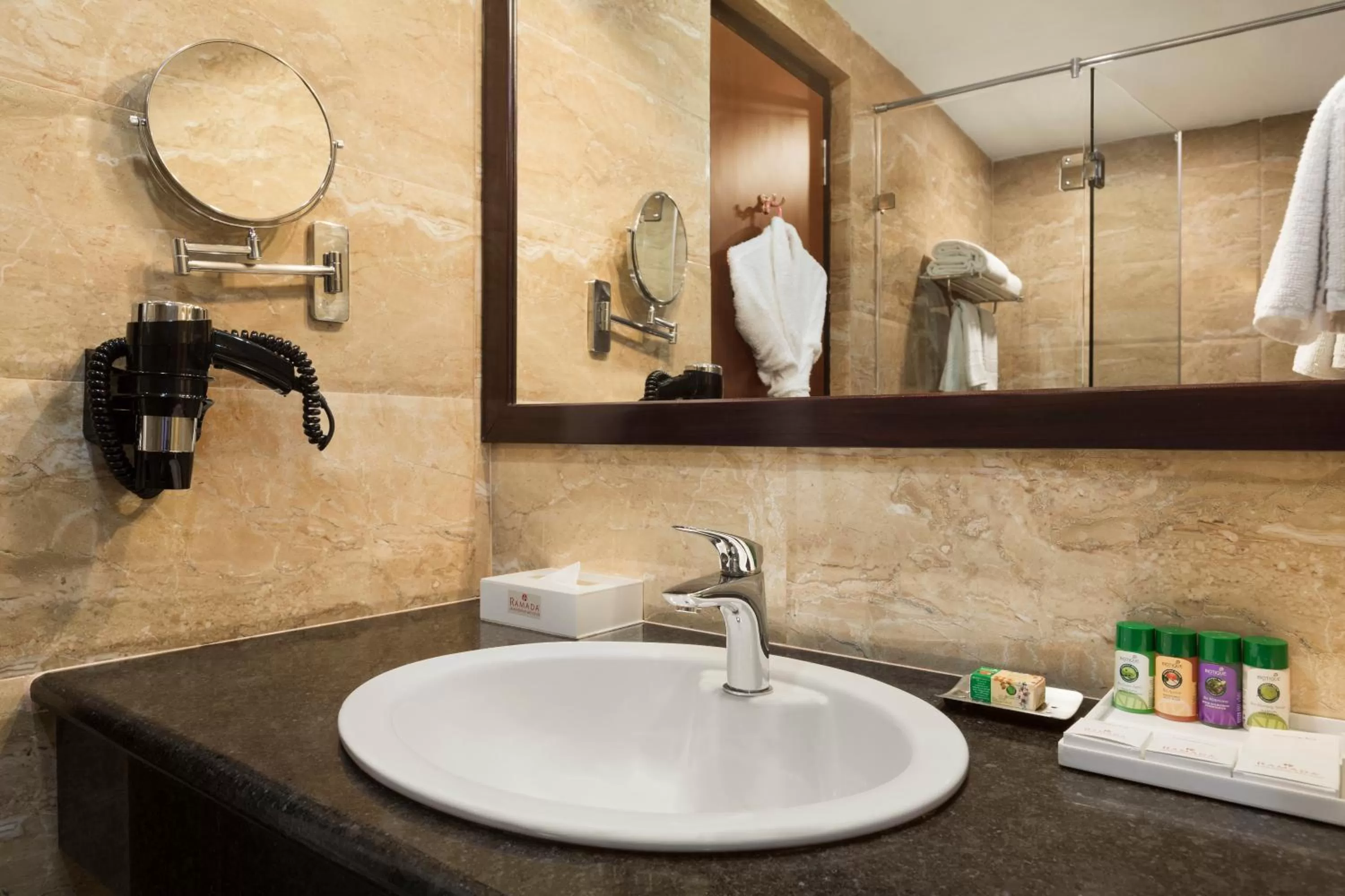Bathroom in Ramada Jamshedpur Bistupur