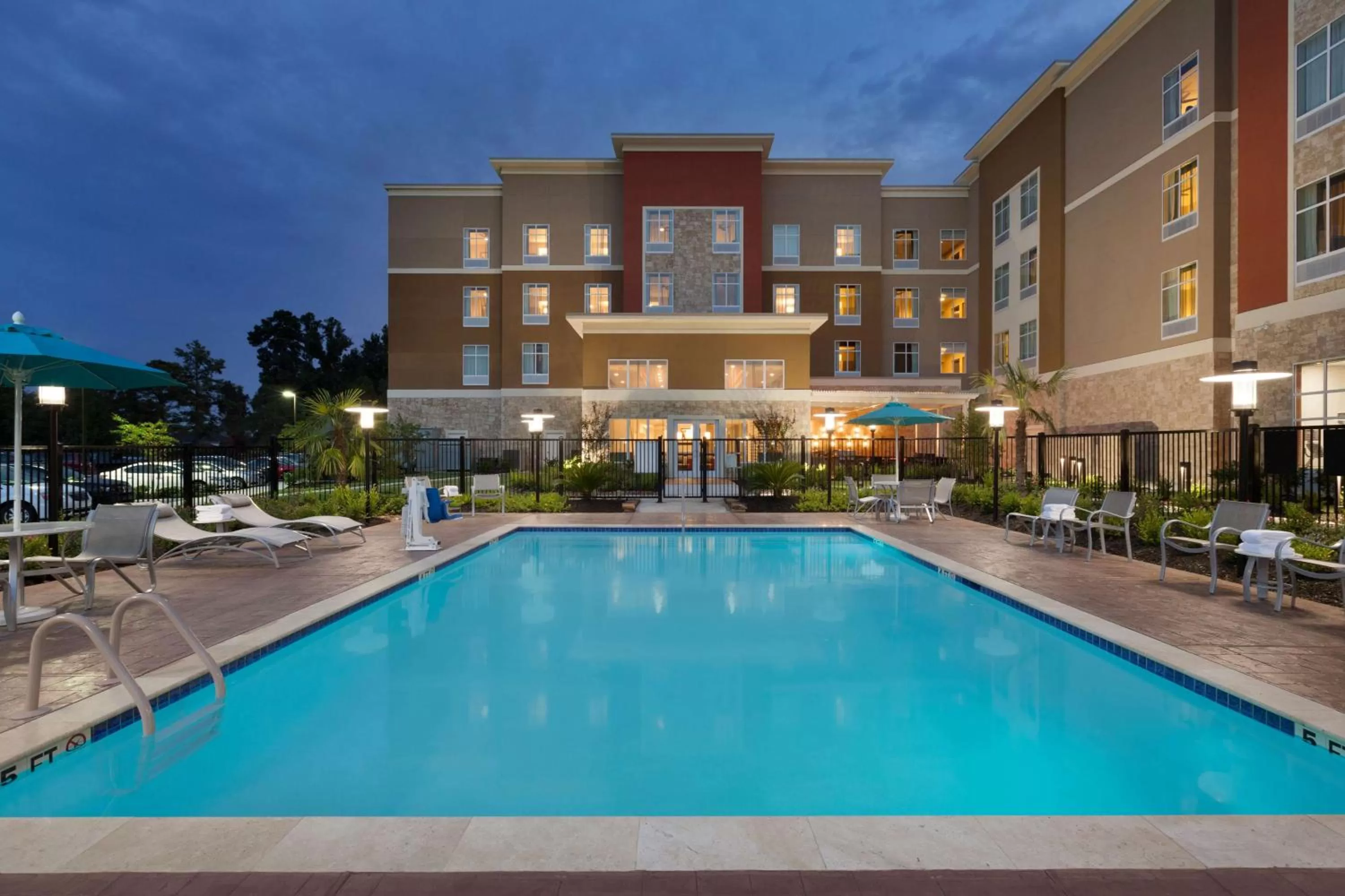 Pool view in Homewood Suites by Hilton North Houston/Spring