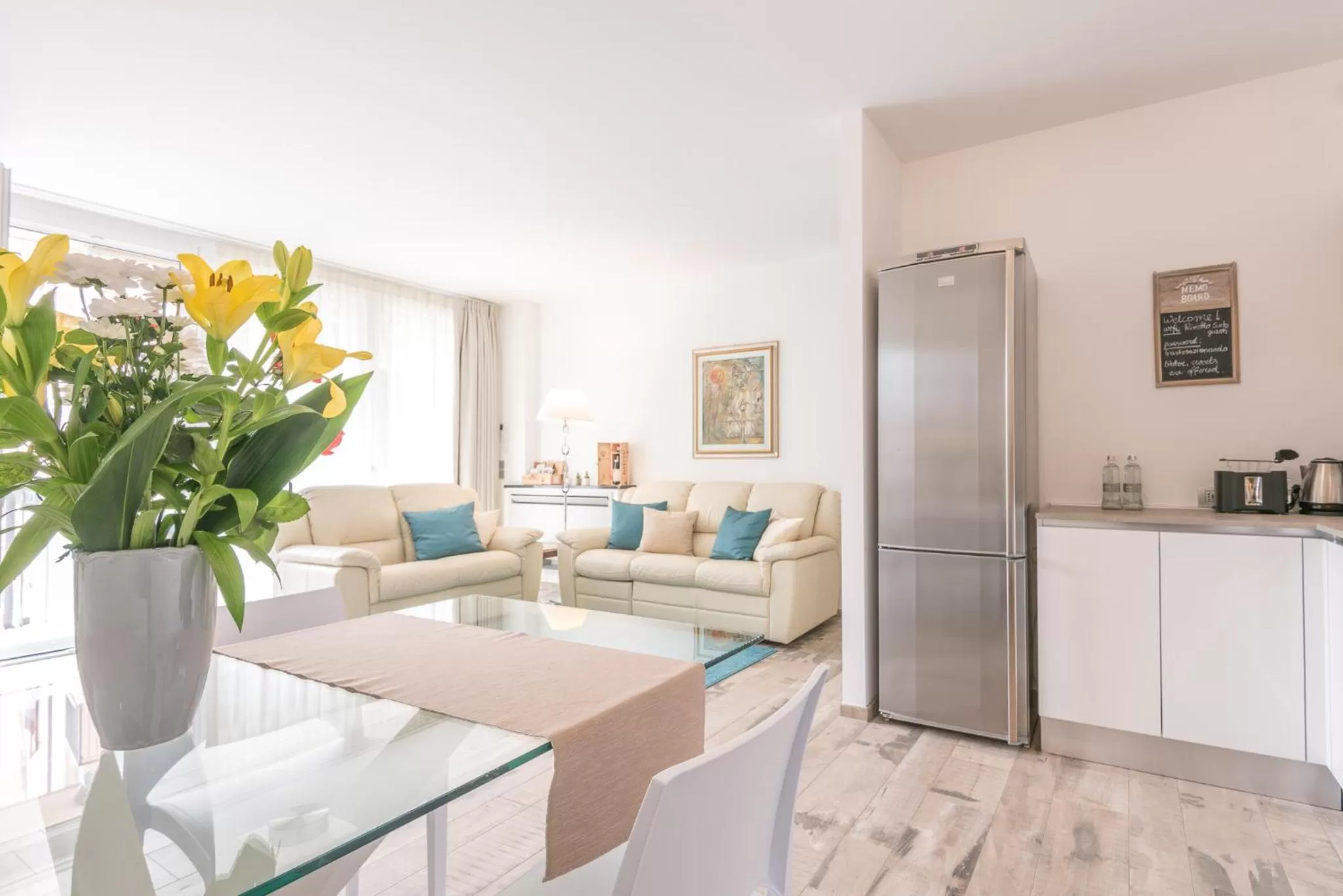 Living room in Rivetto Suites