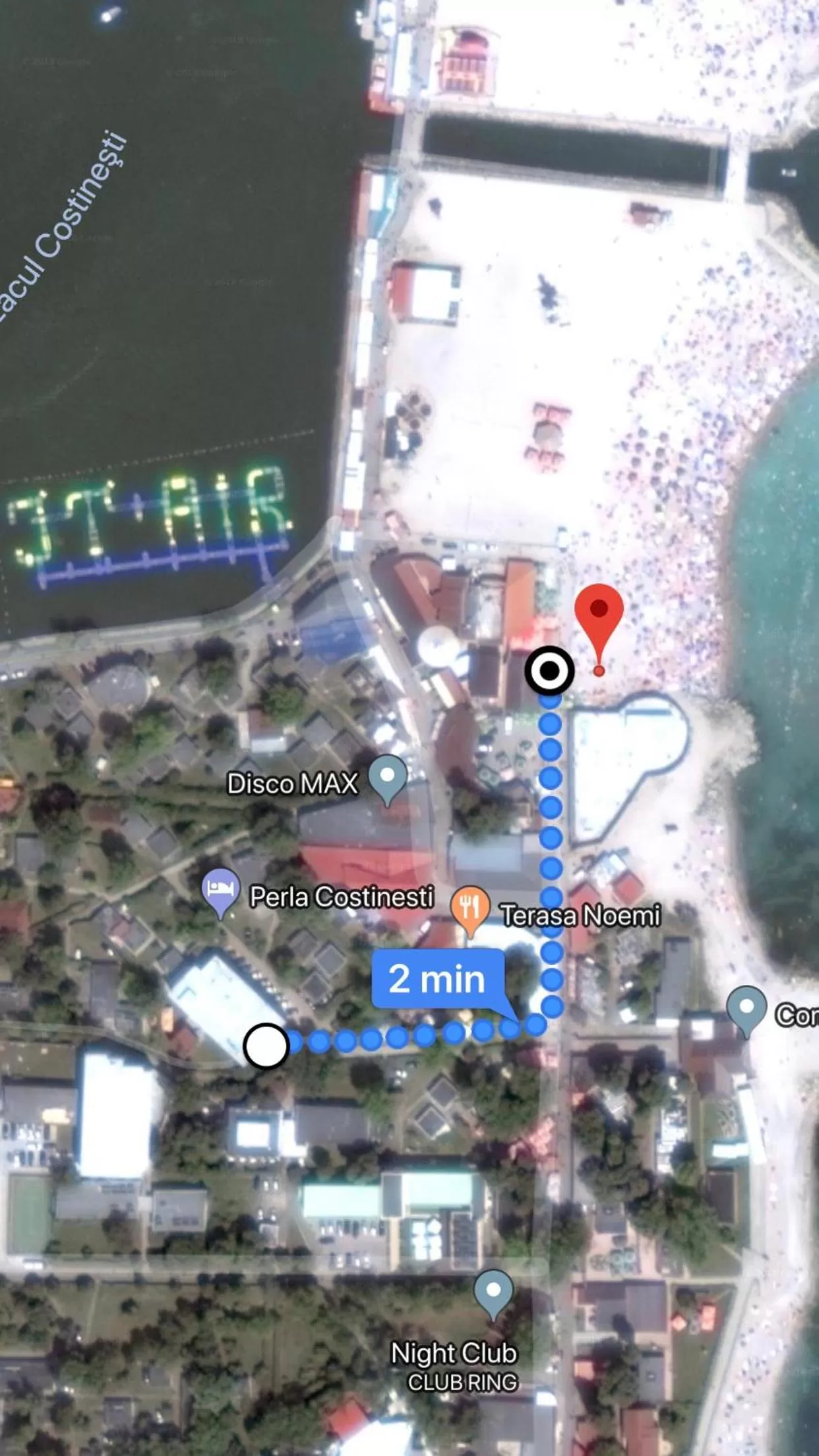 Bird's eye view in Perla