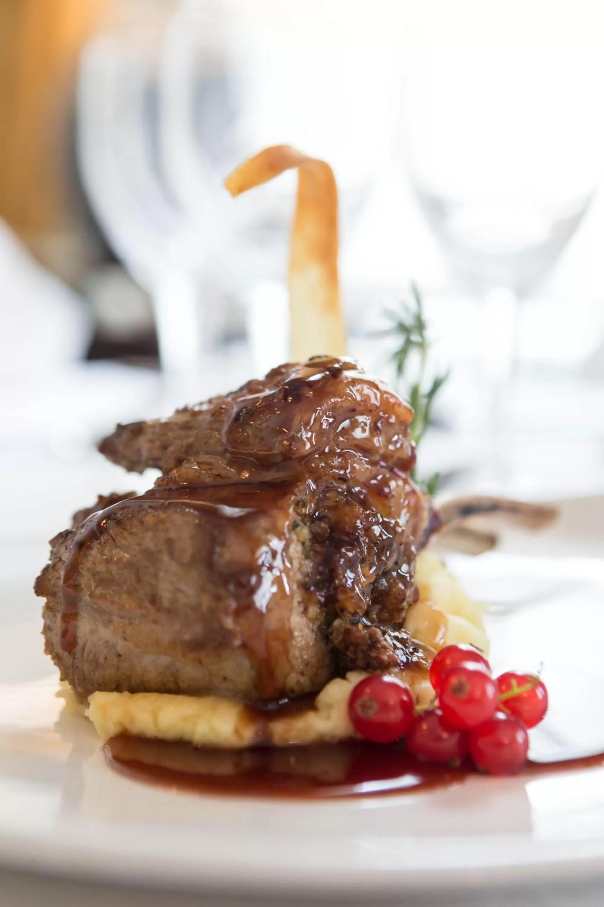 Food close-up in Old Ground Hotel