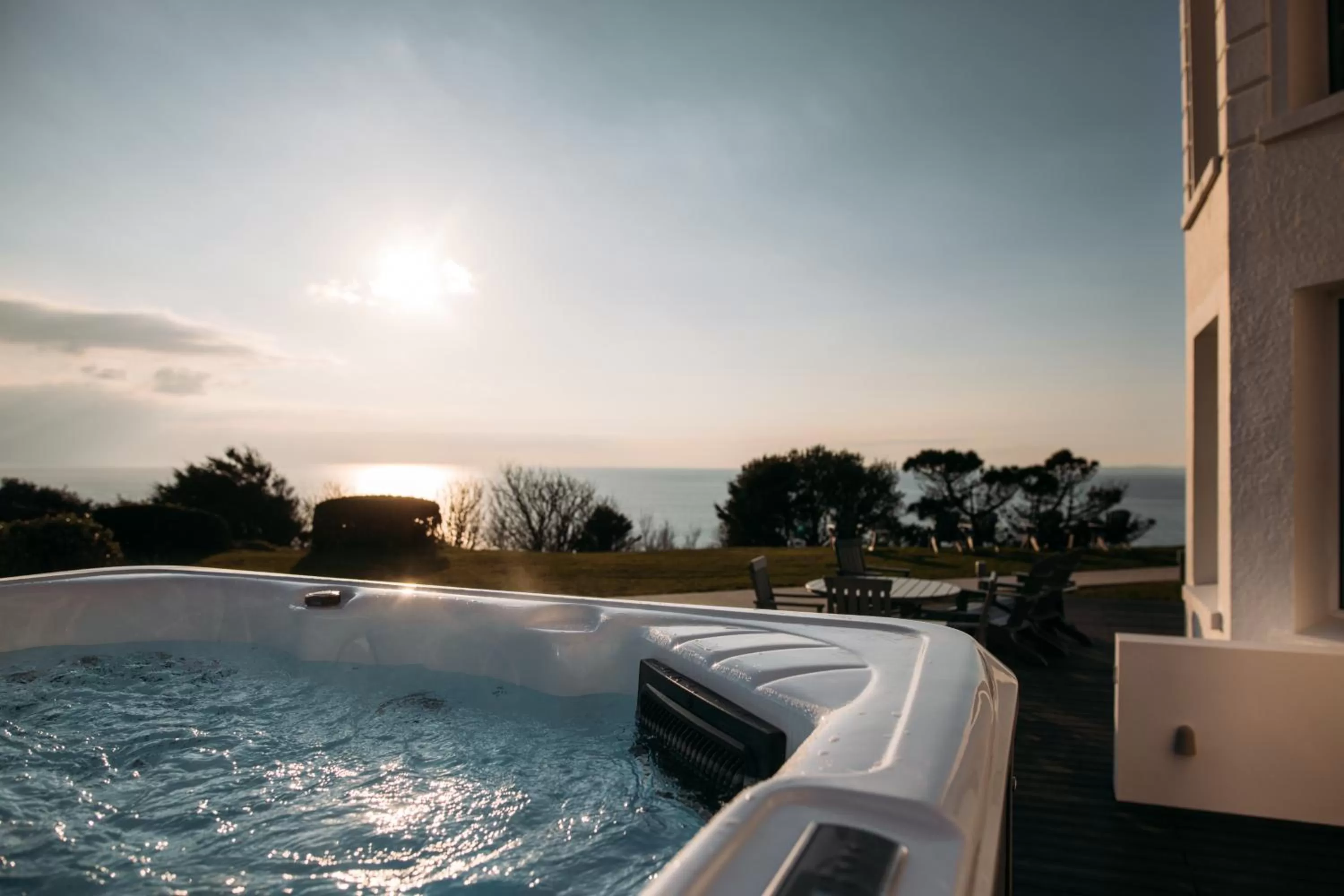 Sea view in Polurrian on the Lizard