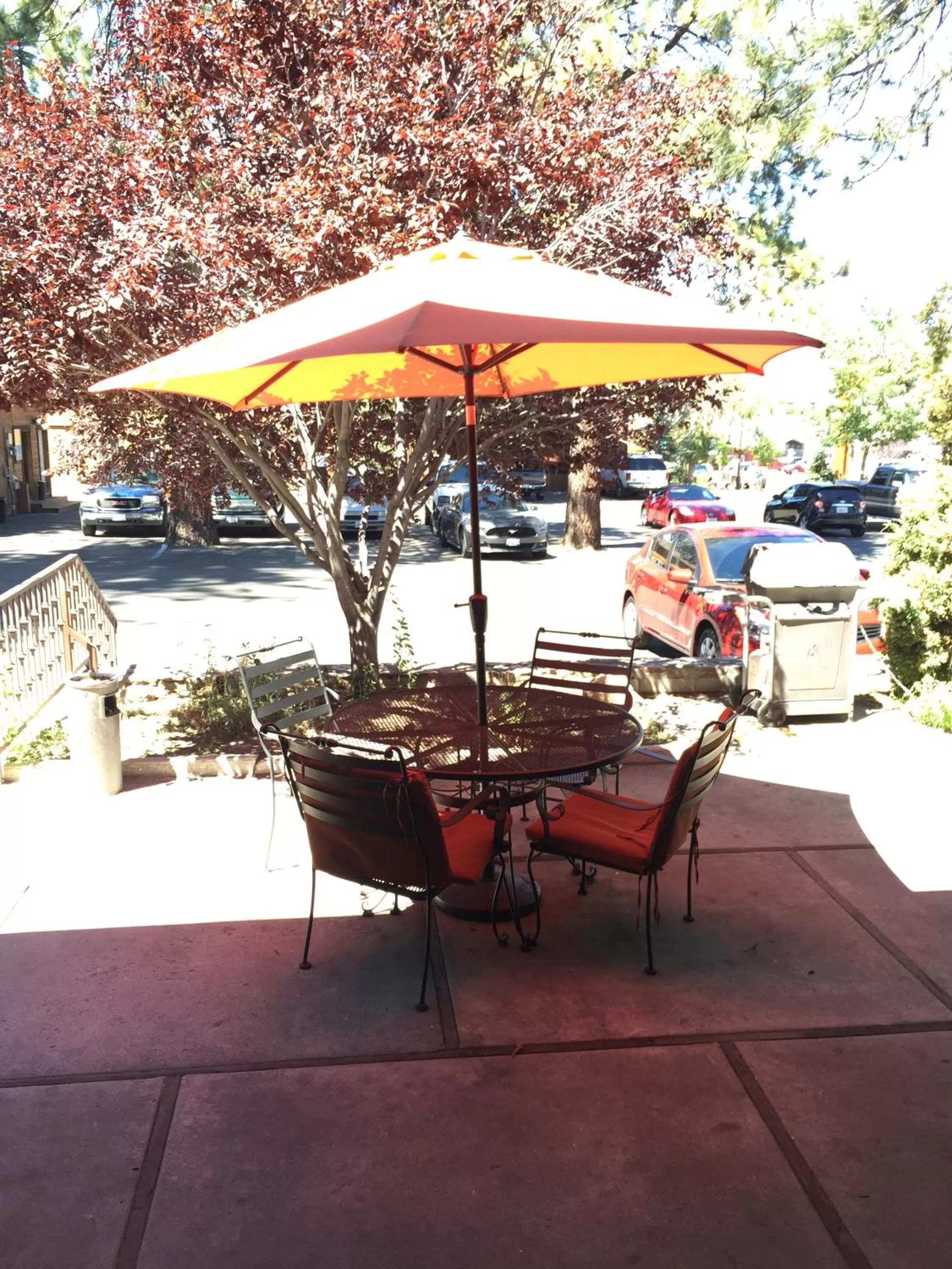 Patio in Robinhood Resort