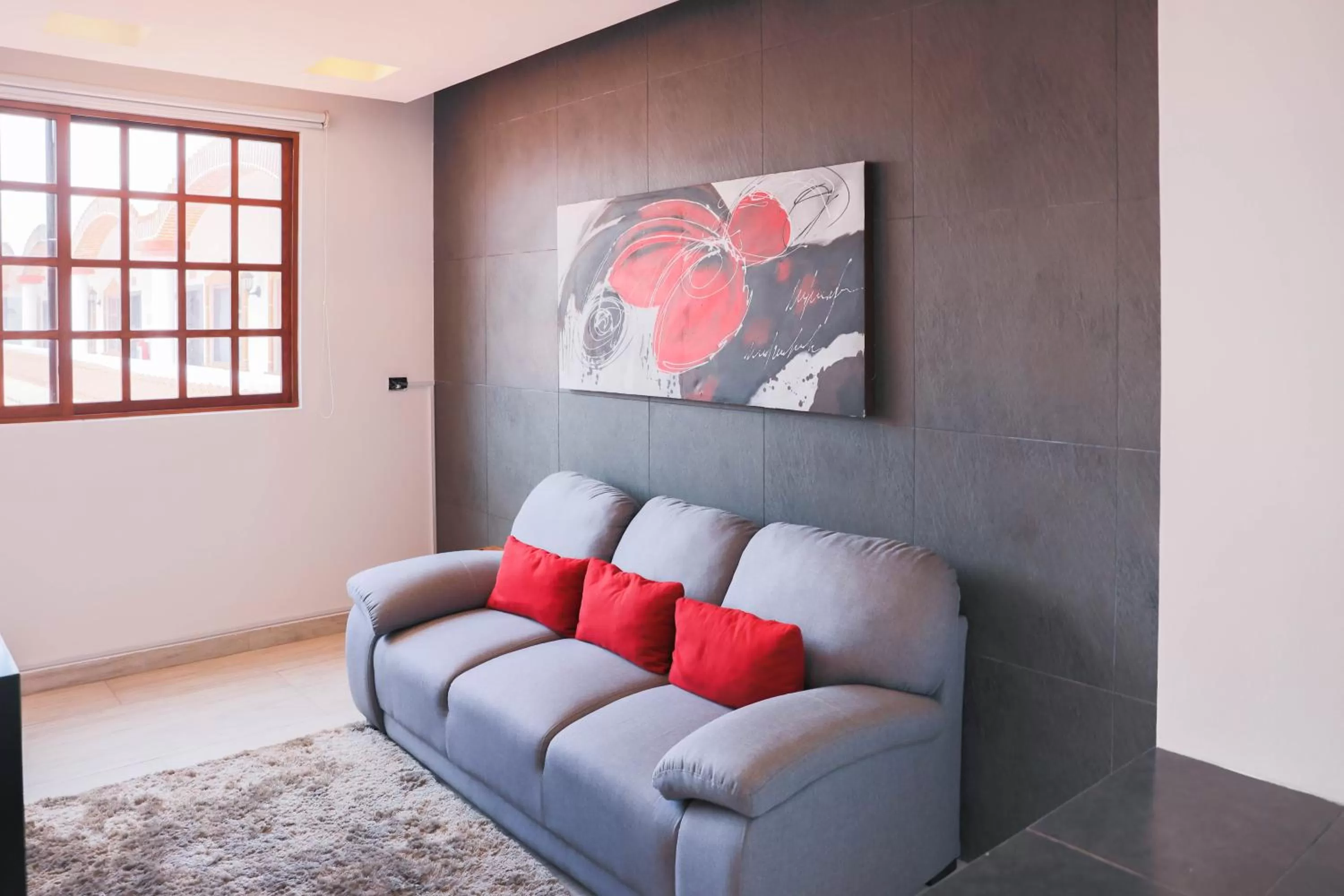 Seating area in Hotel Colonial Playa del Carmen