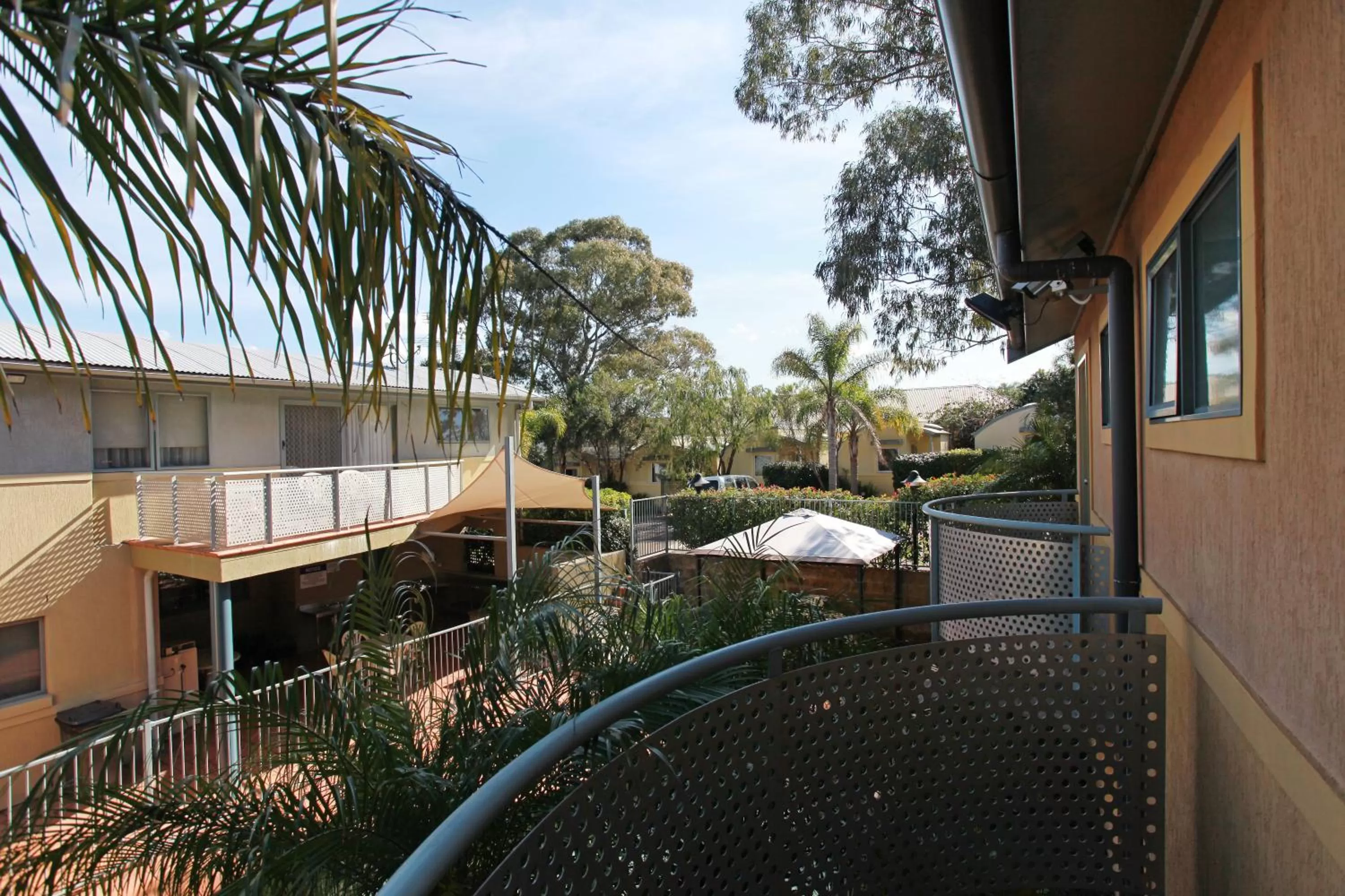 Garden view in Travellers Motor Village
