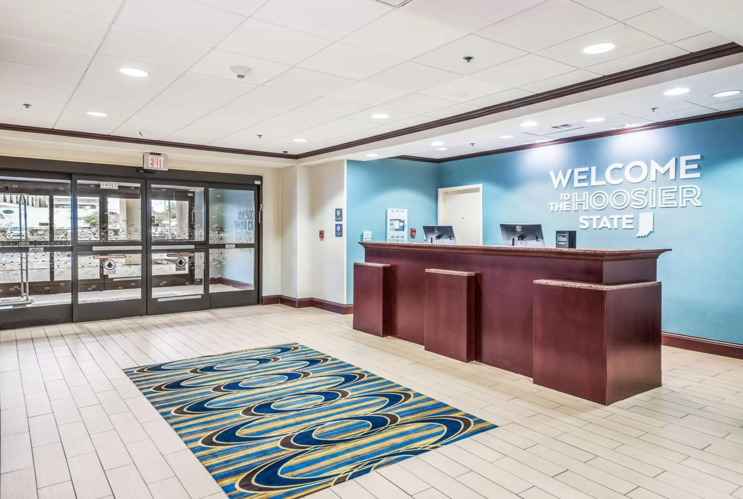 Lobby or reception in Hampton Inn Greenfield