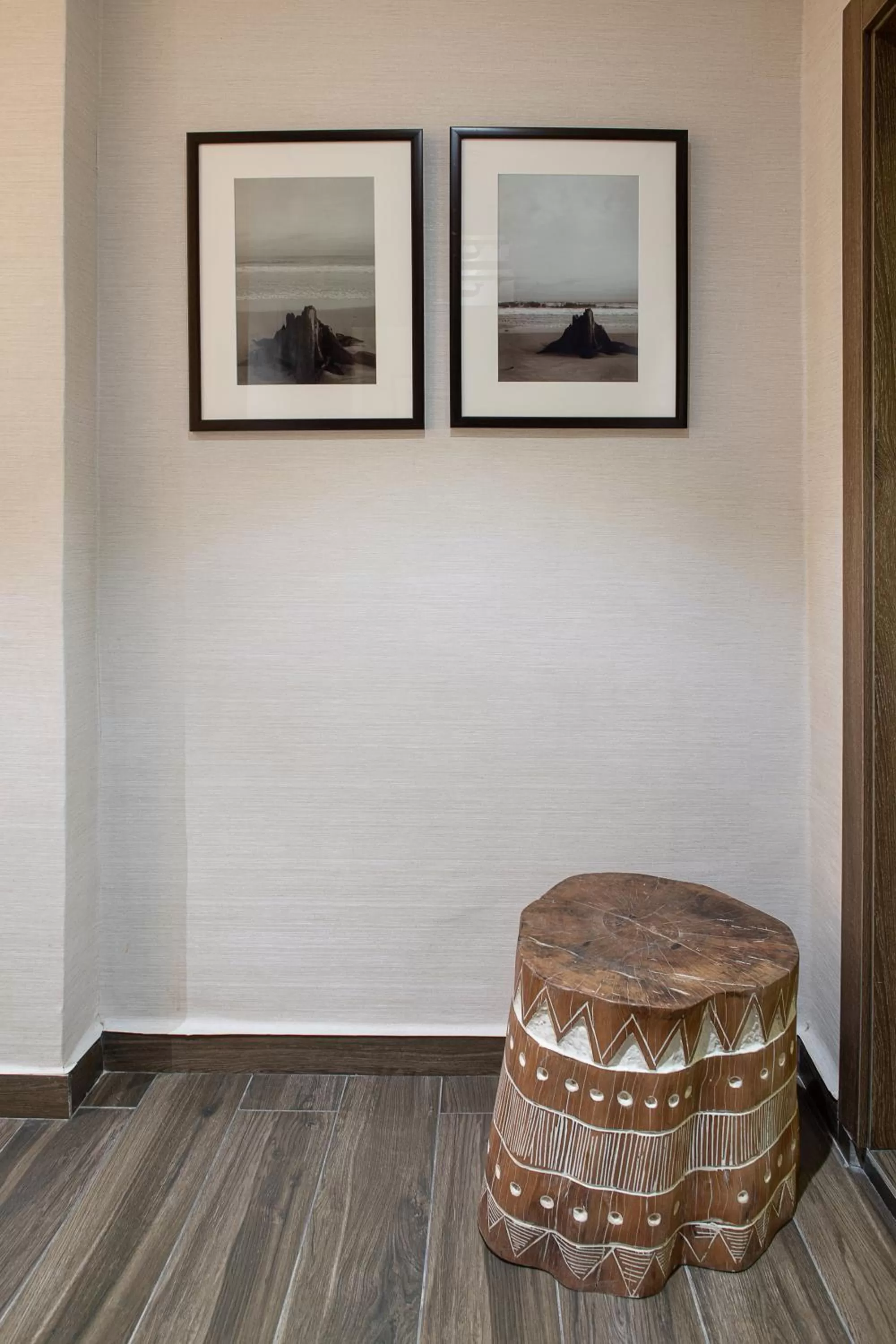 Decorative detail in The White Orchid Hotel