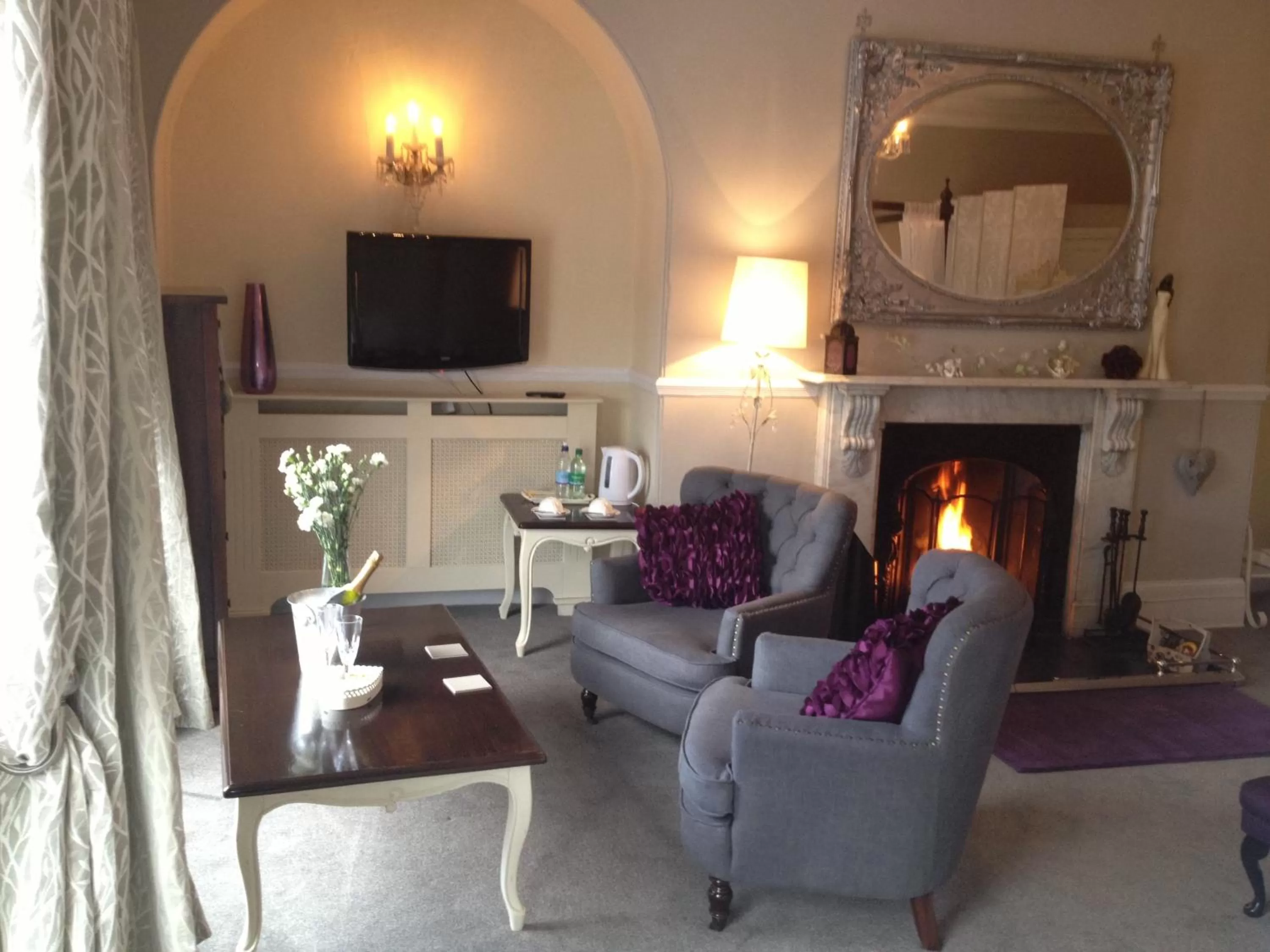 Living room, Seating Area in The Castle House